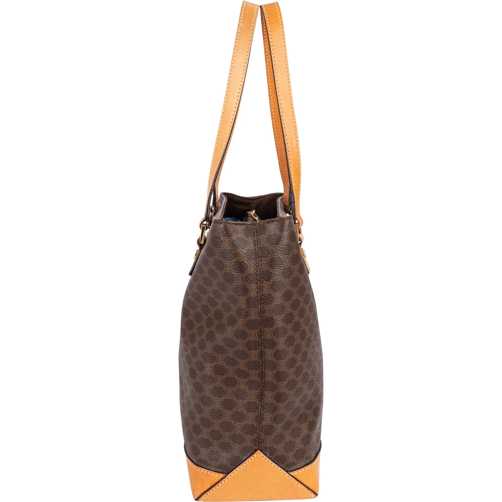 Celine Monogram Macadam Canvas Vertical Handbag