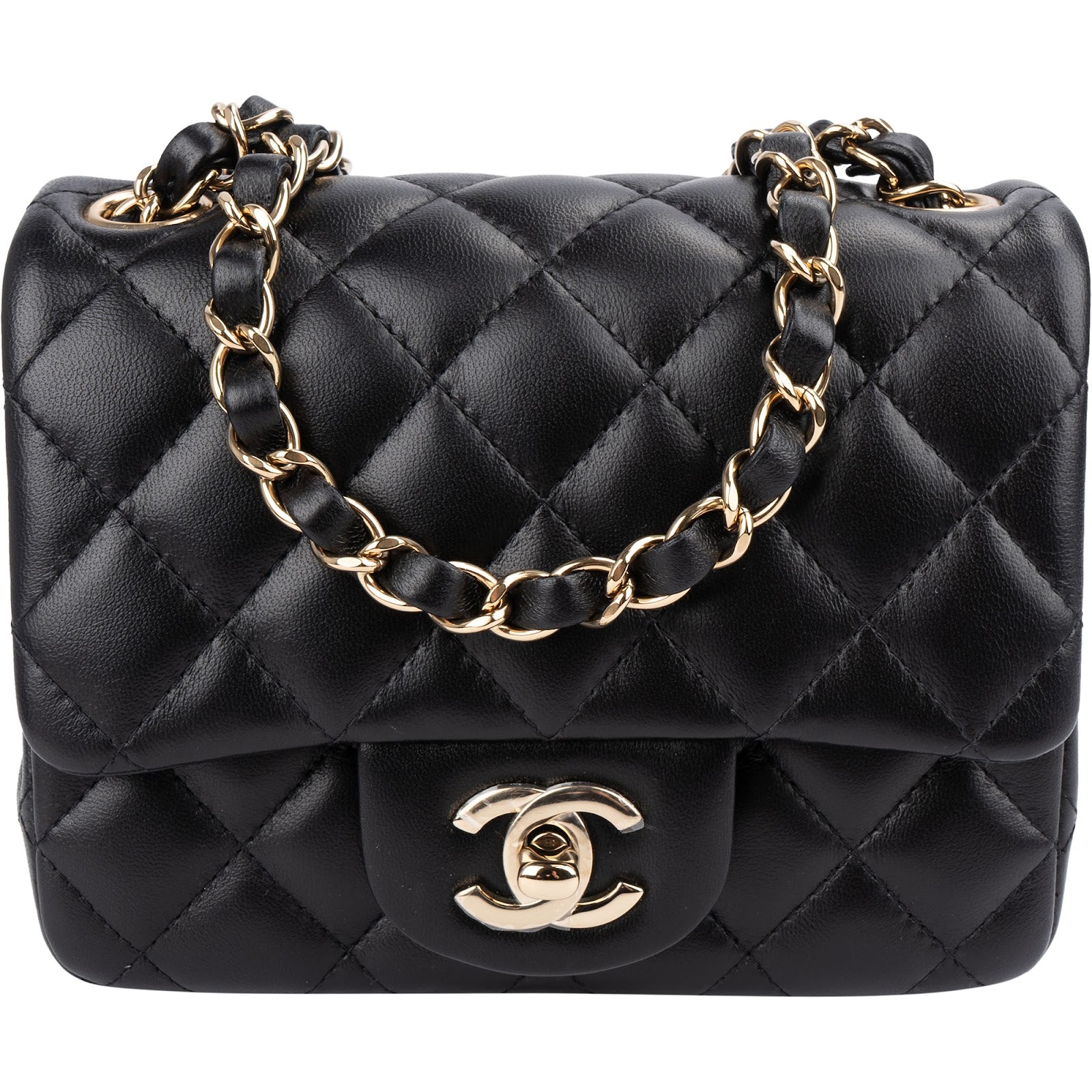 Chanel - Mini Square Single Flap Crossbody Bag