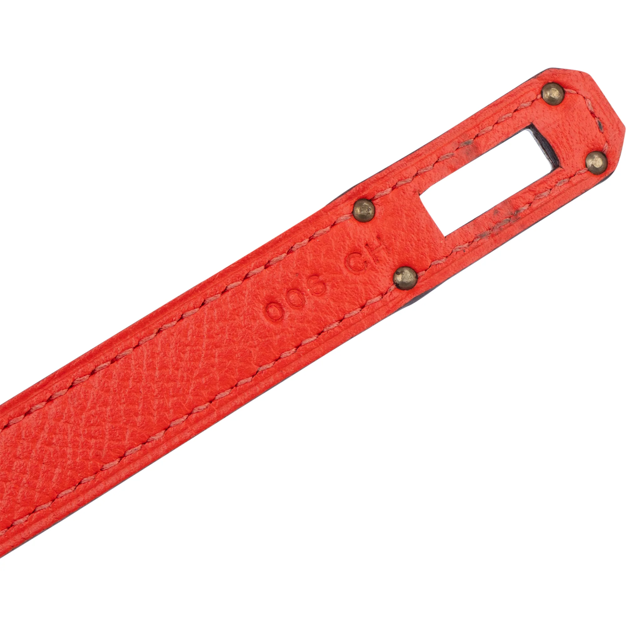 Hermès Orange Epsom Leather Kelly Wallet