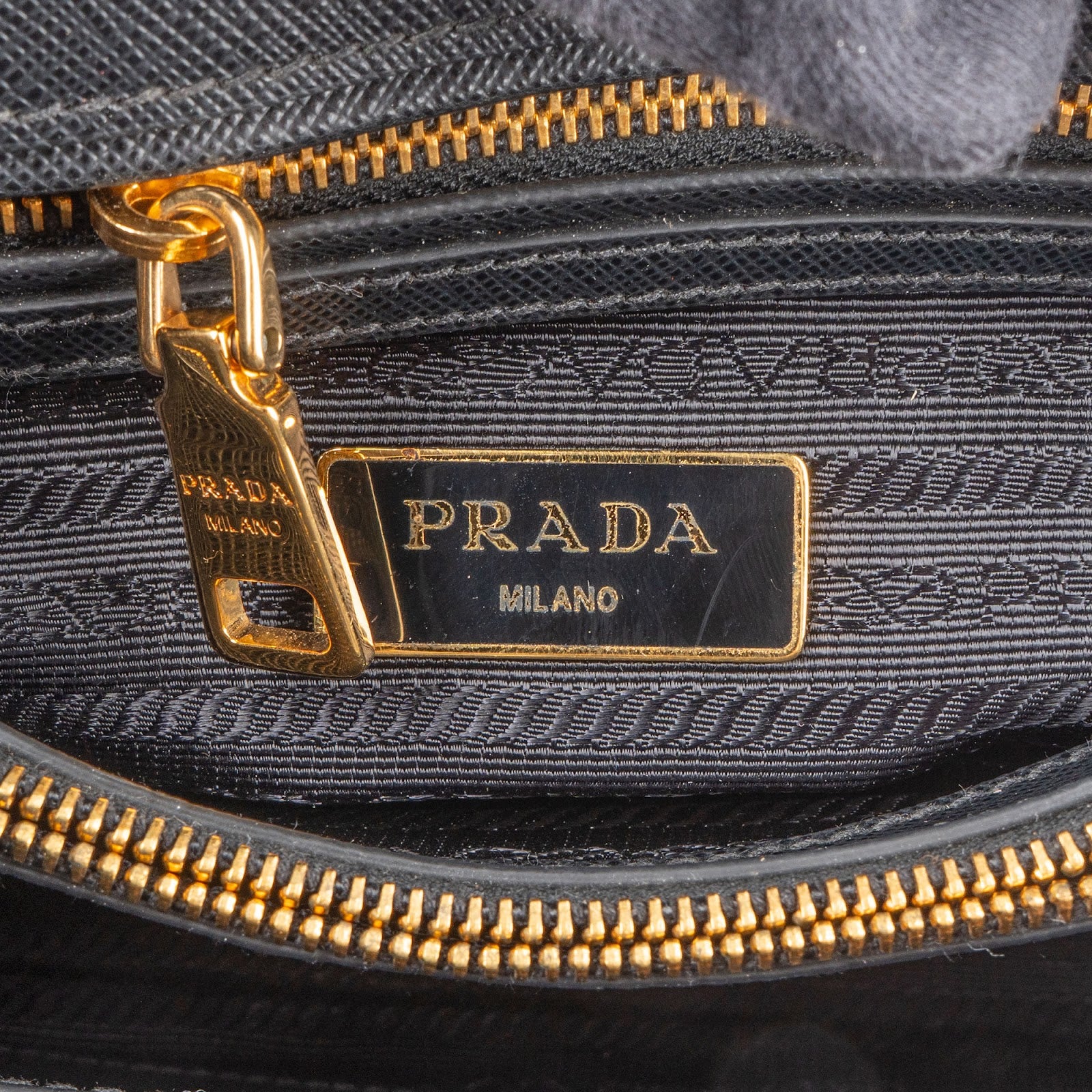 Prada Saffiano Leather Promenade Handbag