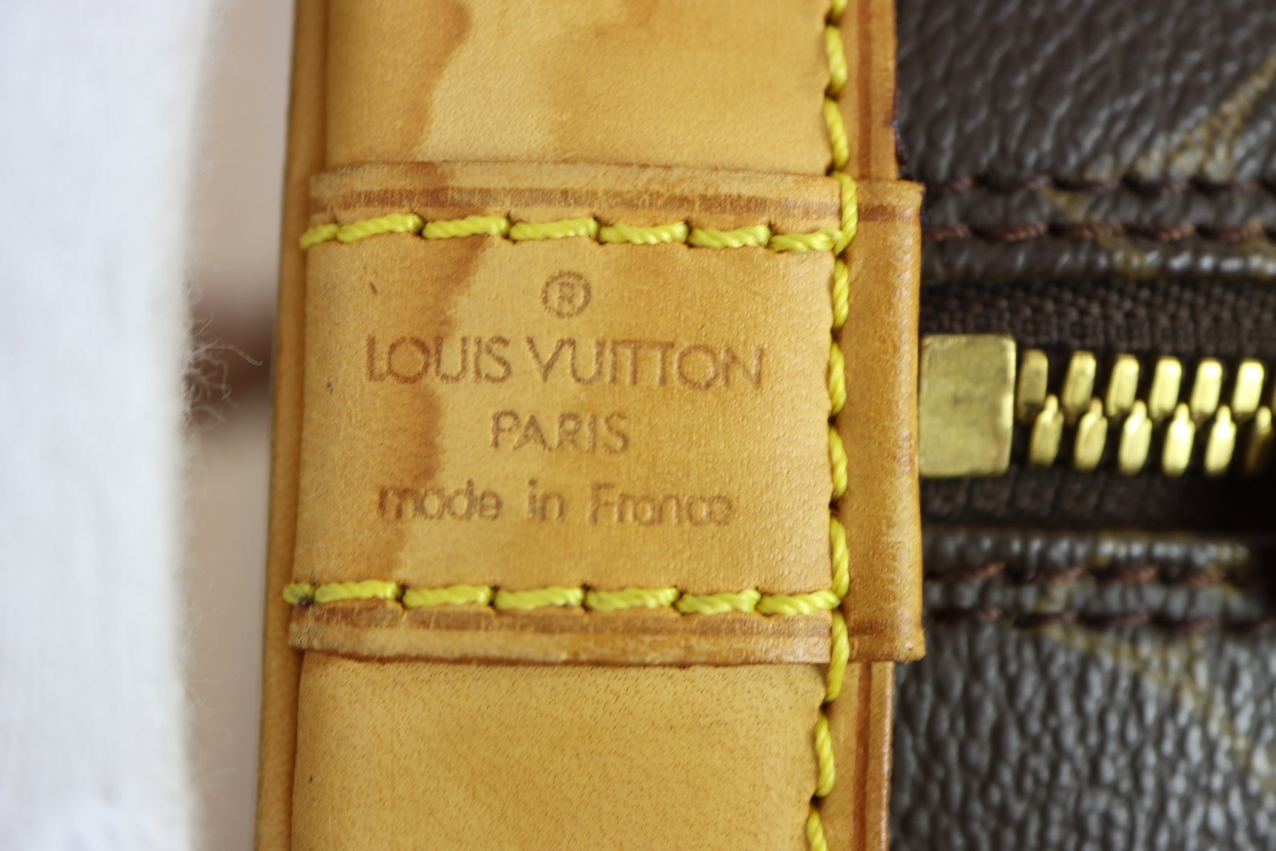 Louis Vuitton Canvas Monogram Alma Handbag