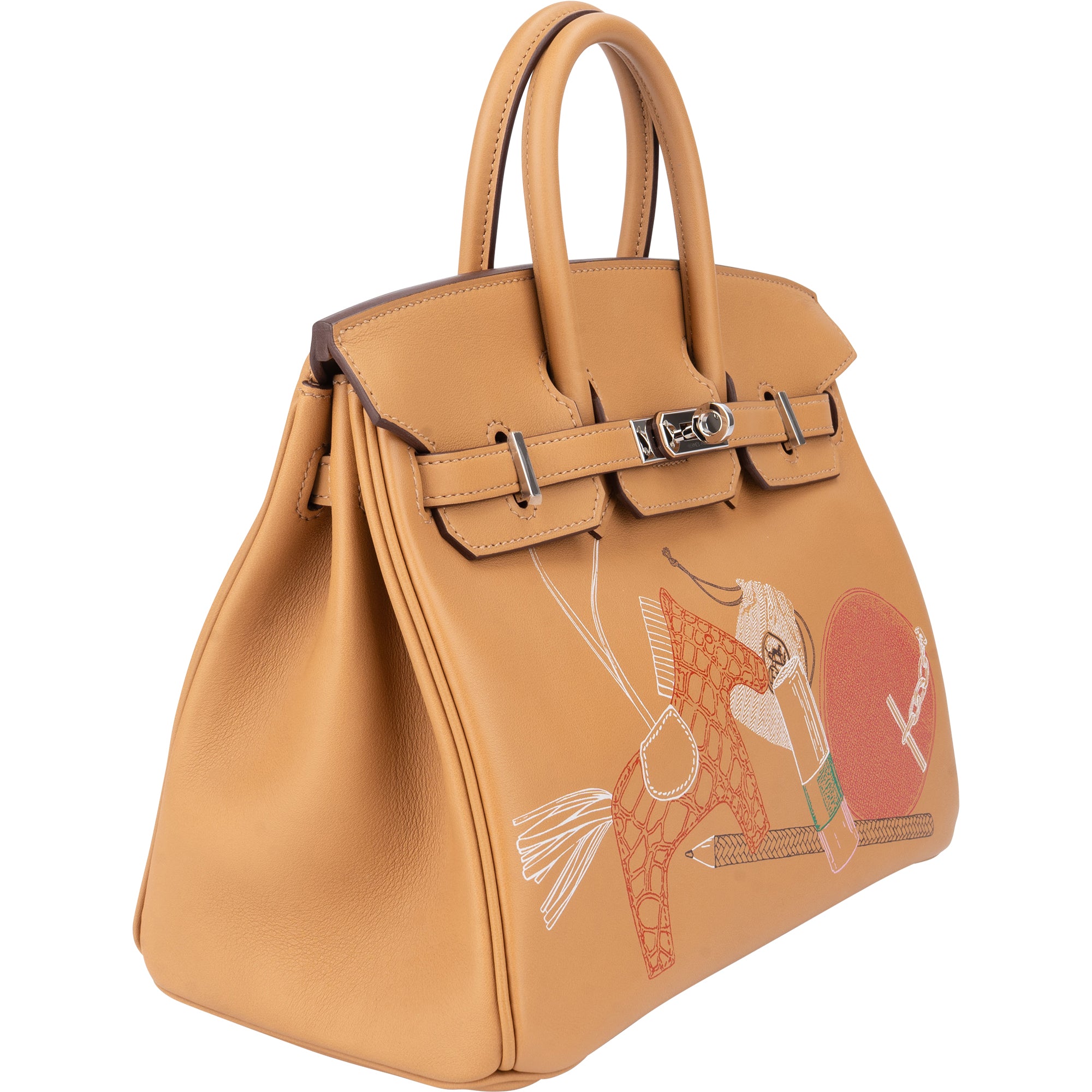 Hermès Biscuit Swift Leather Limited Edition In and Out Birkin 25 Handbag