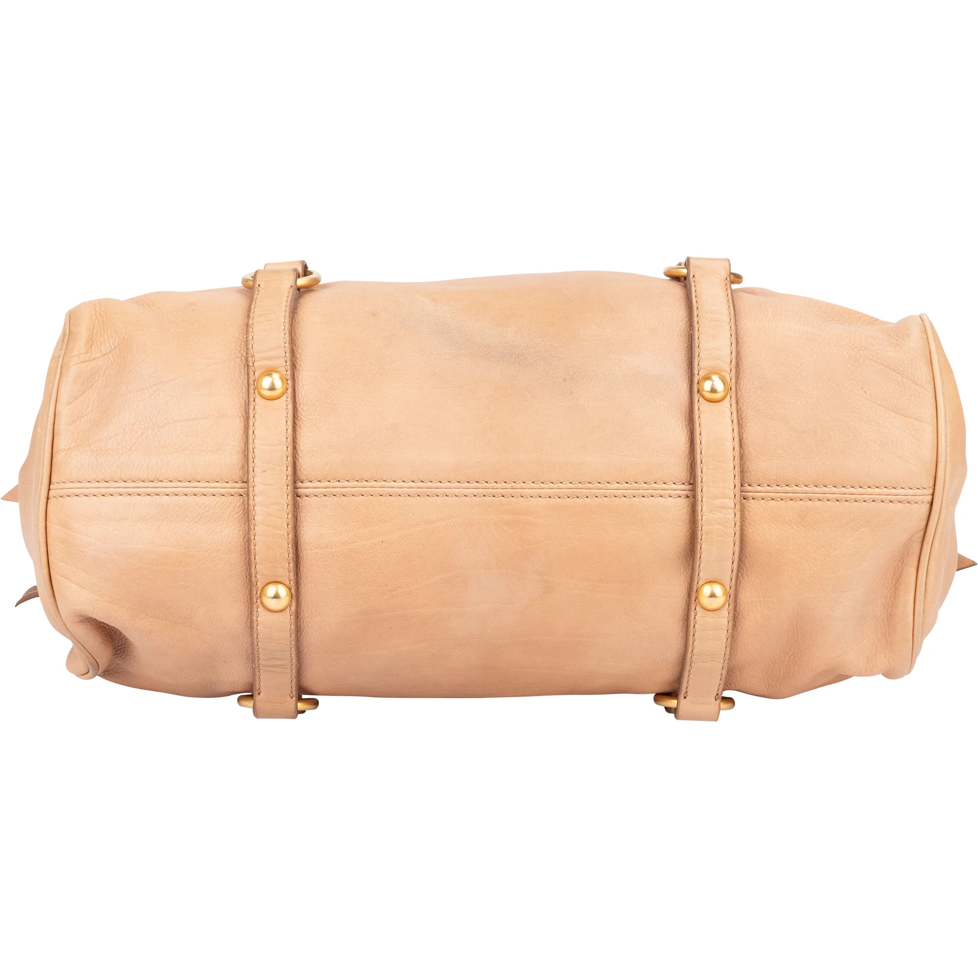 Miu Miu Classic Leather City Handbag