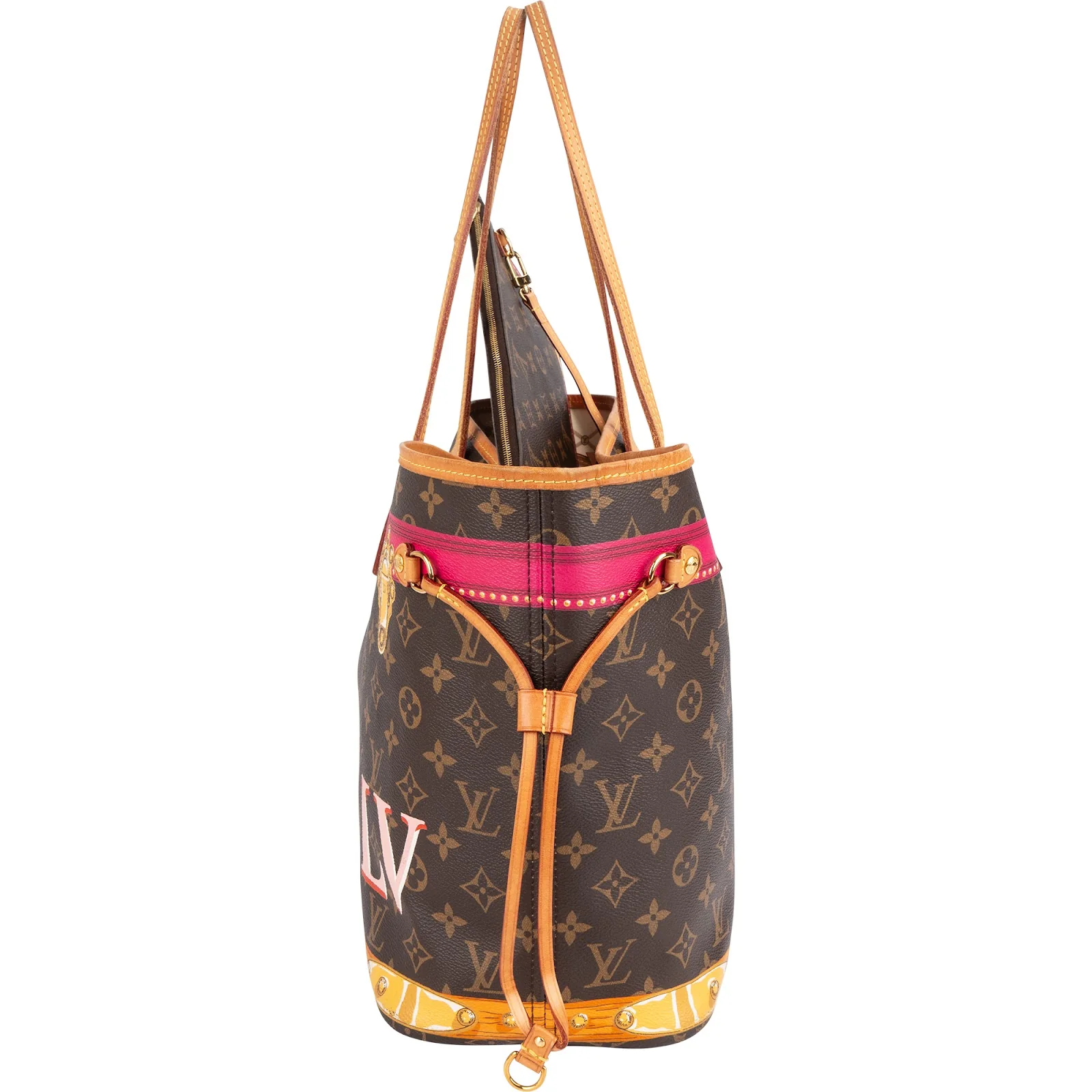 Louis Vuitton Monogram Limited Edition Summer Trunks Neverfull MM Shopper