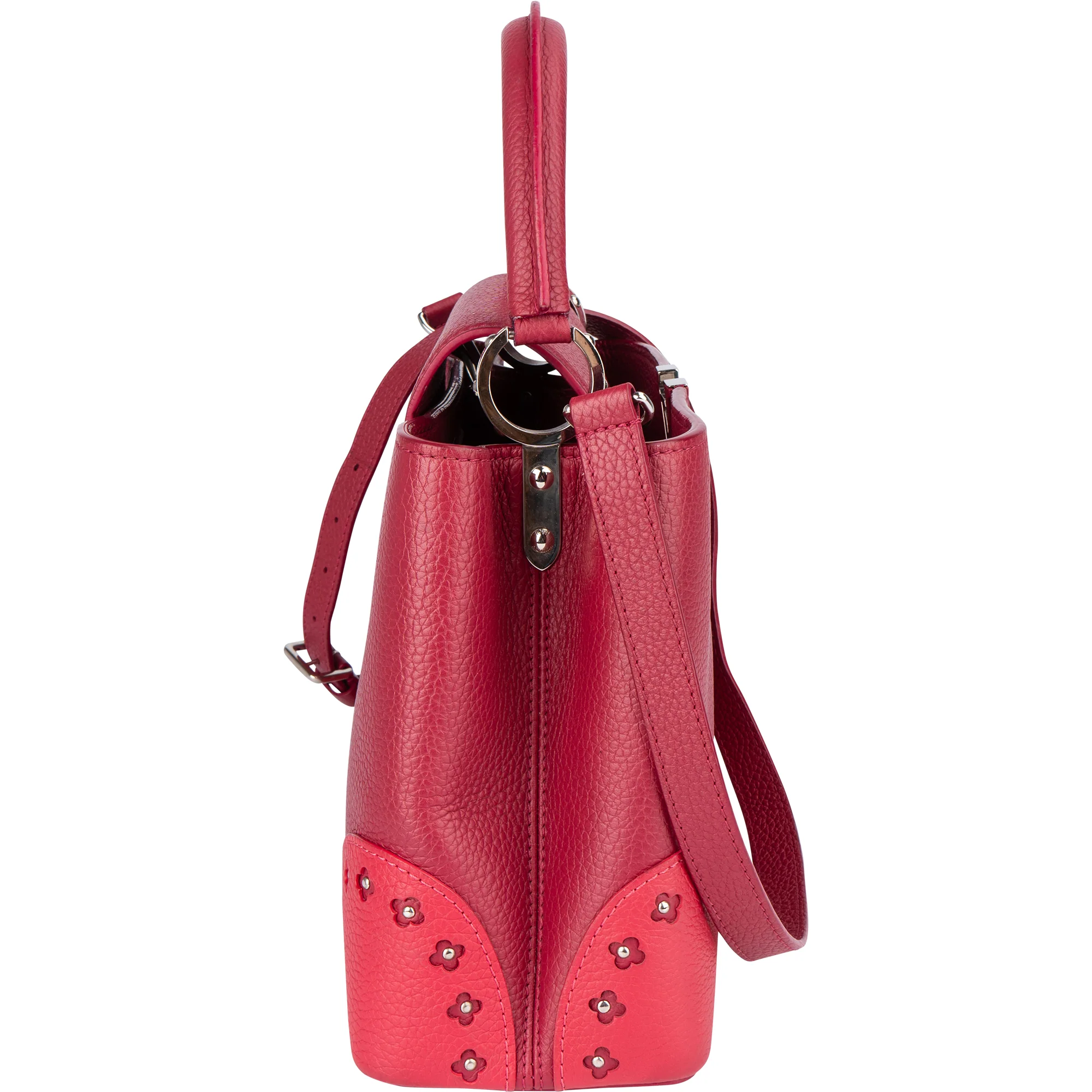 Louis Vuitton Taurillon Leather Capucines MM Handbag