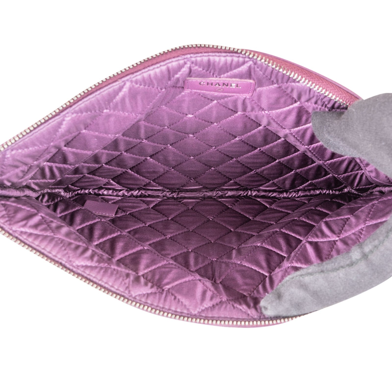 Chanel Quilted Lambskin CC Boy Clutch