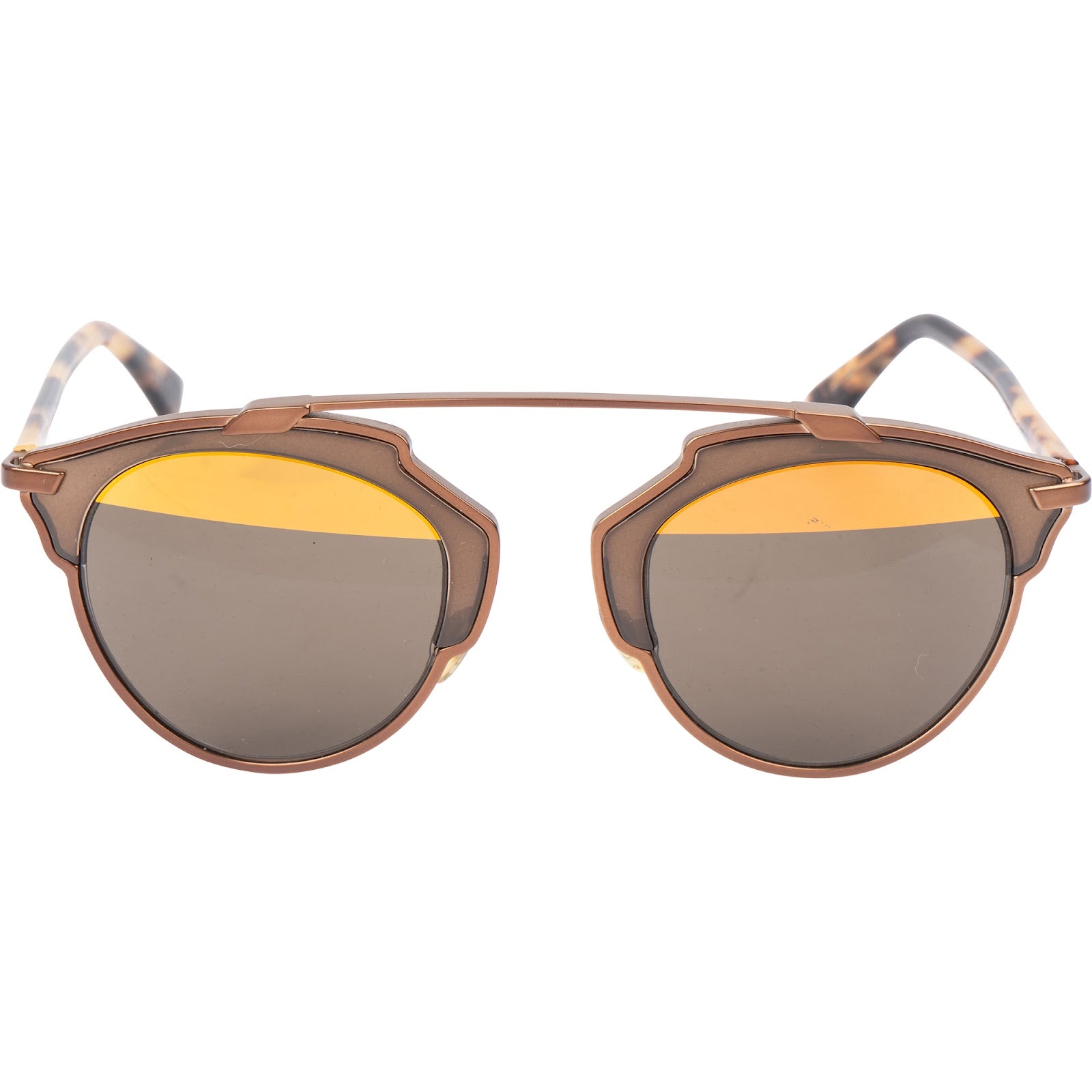 Christian Dior – Zonnebril in So Real Brown &amp; luipaardprint