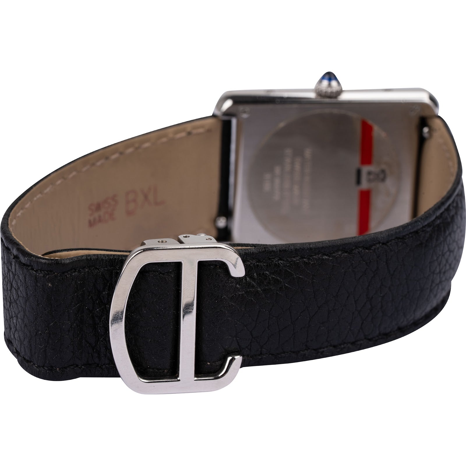 Cartier Silver Tone Solo Tank GM 3169 Uhr