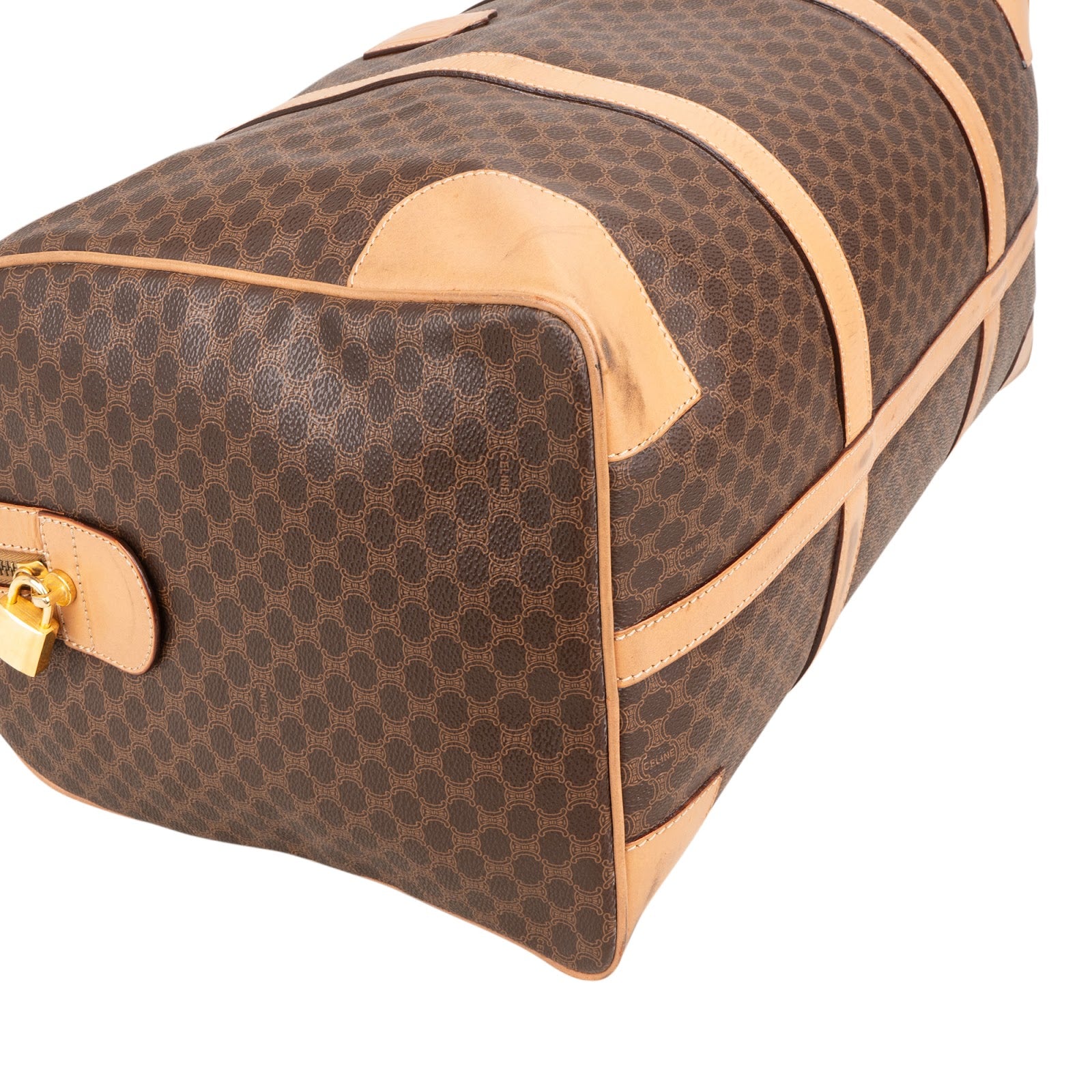 Celine - Monogram Macadam Boston 50 Reisetasche