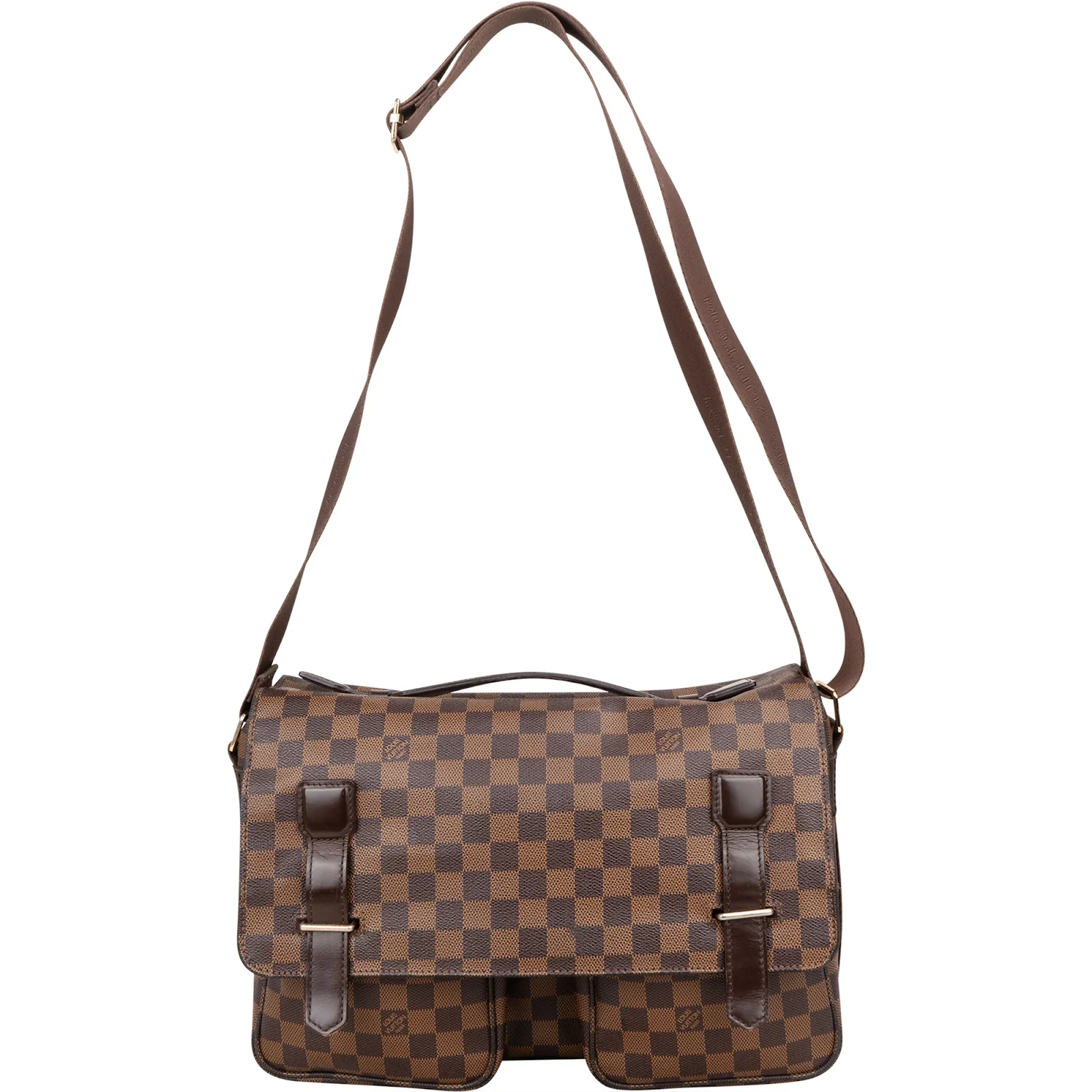 Louis Vuitton Monogram Damier Ebene Canvas Broadway Messenger Crossbody Bag