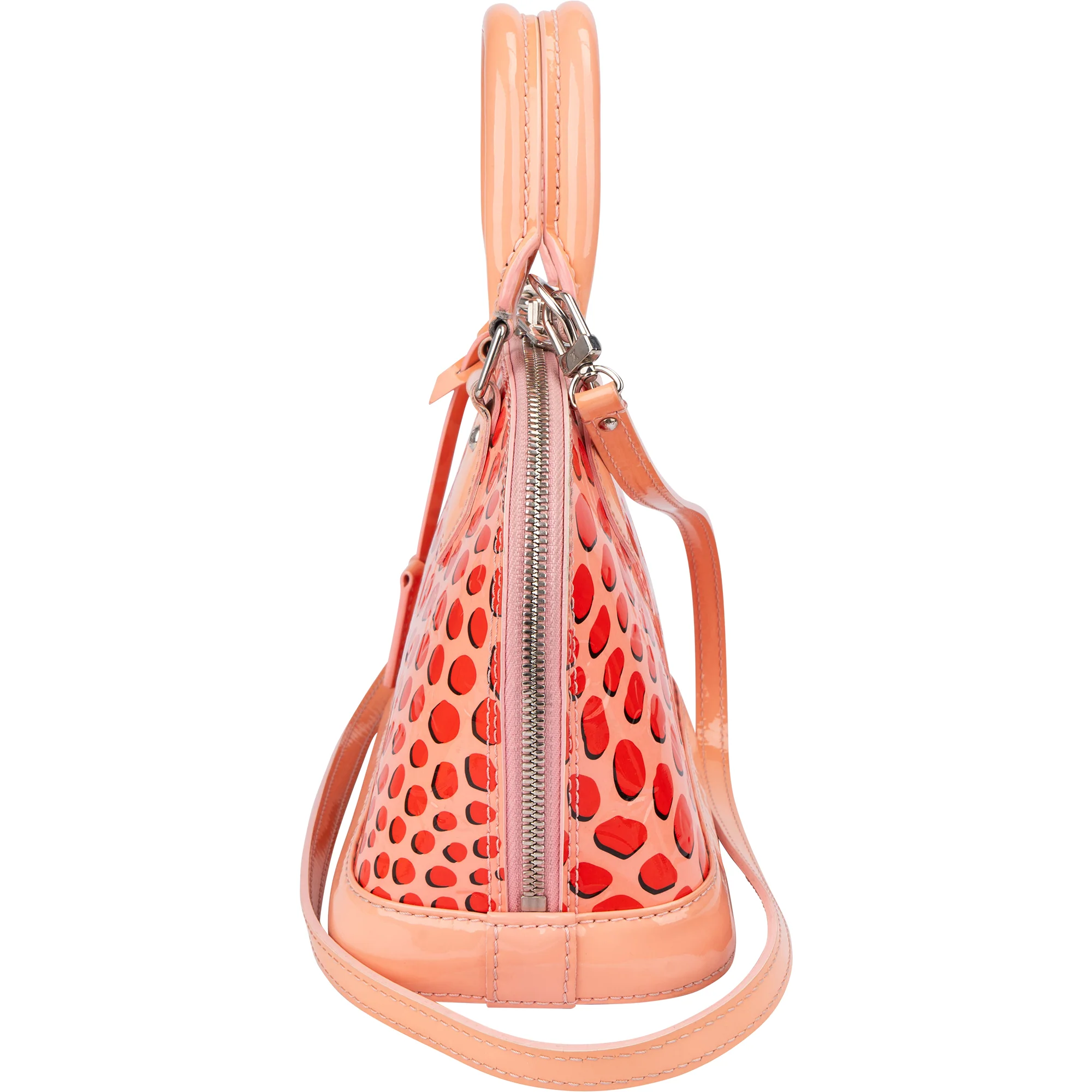 Louis Vuitton Limited Jungle Dots Vernis Monogram Alma BB Handbag