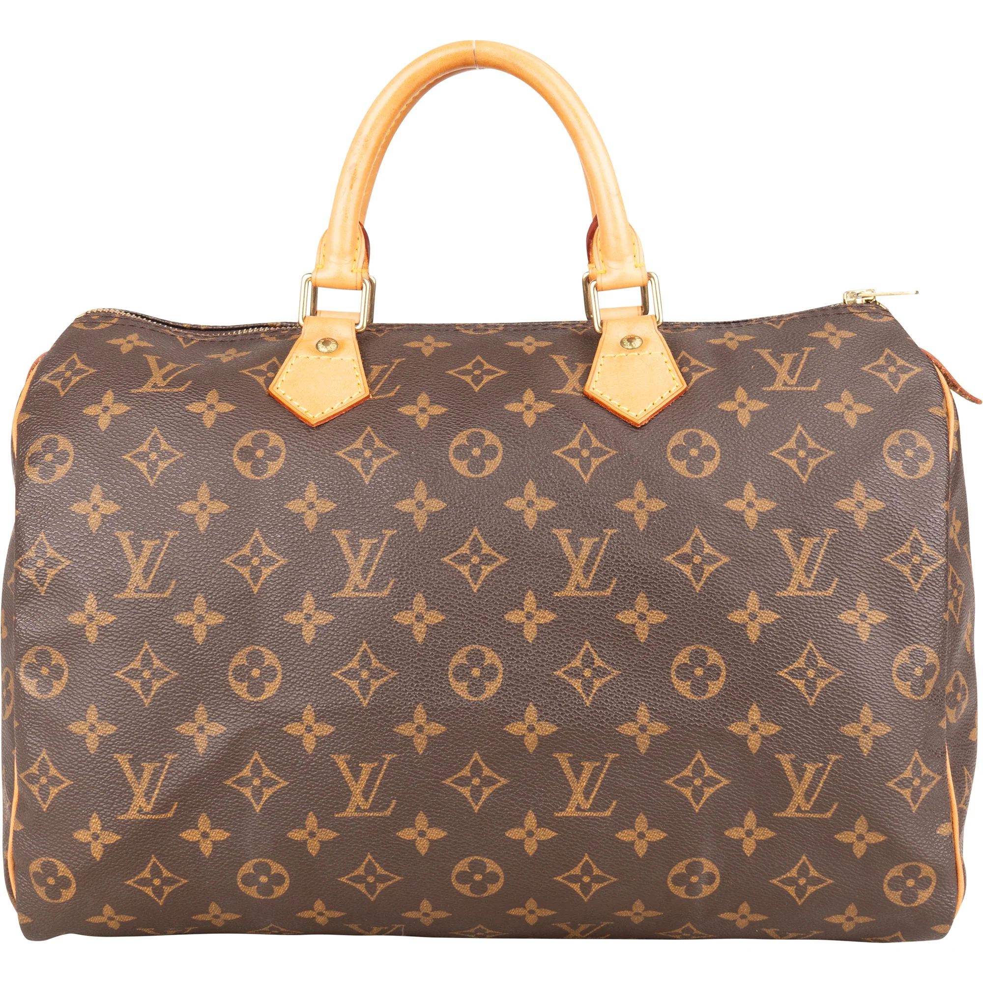 Louis Vuitton Canvas Monogram Speedy 35 Boston Bag
