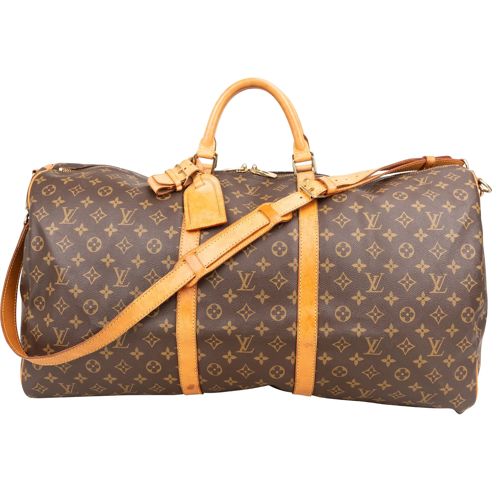Louis Vuitton Monogram Canvas Keepall 60 Bandoulière Reisetasche