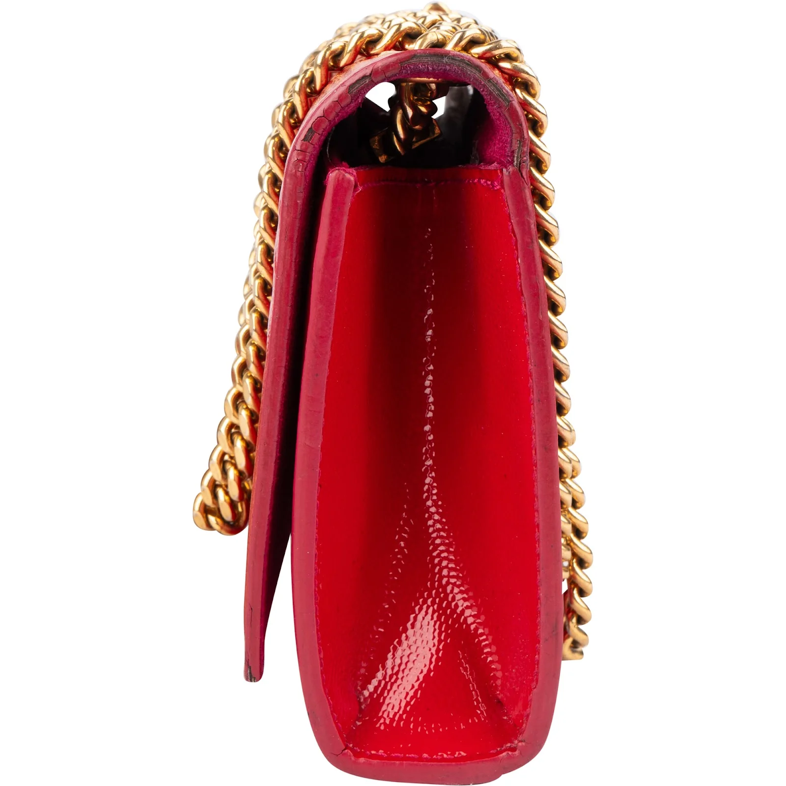 Saint Laurent Patent Leather Kate Chain Crossbody Bag