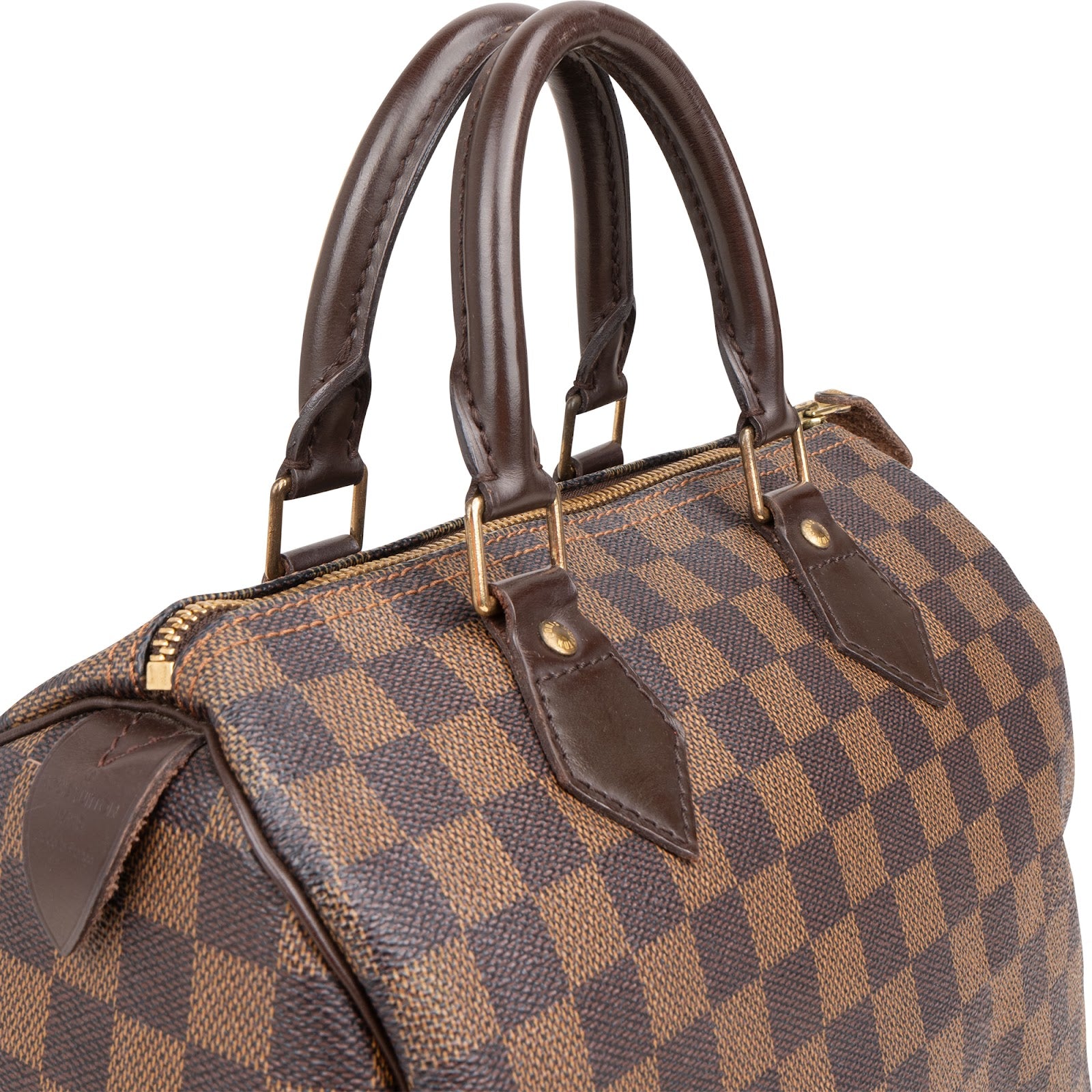 Sac Boston Speedy 25 Louis Vuitton Monogram Damier Ebene