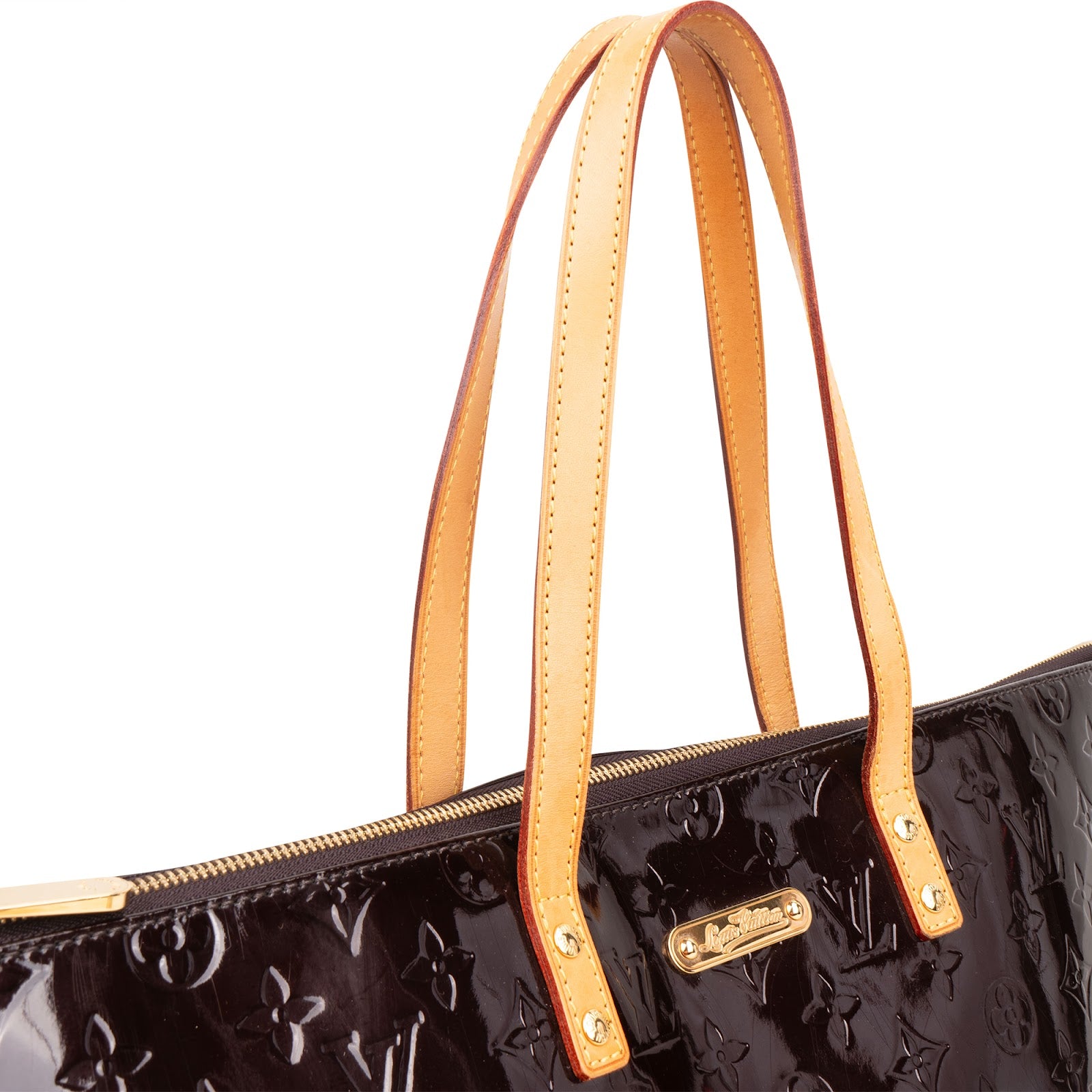 Sac à bandoulière Louis Vuitton Bellevue GM en cuir Monogram Vernis
