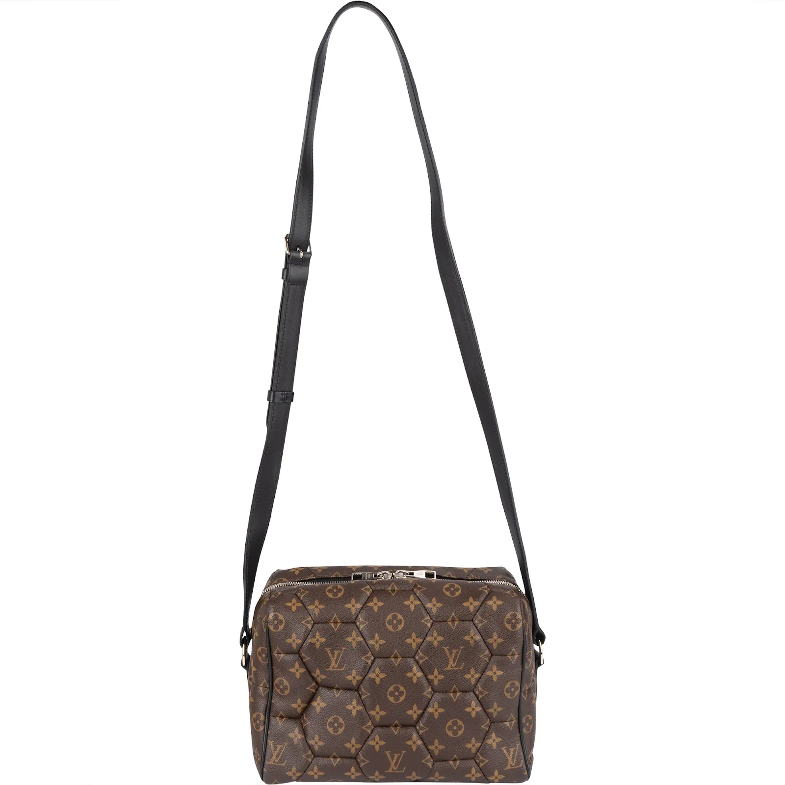 Louis Vuitton Monogram Macassar Hexagon Neo Trocadero Crossbody Bag