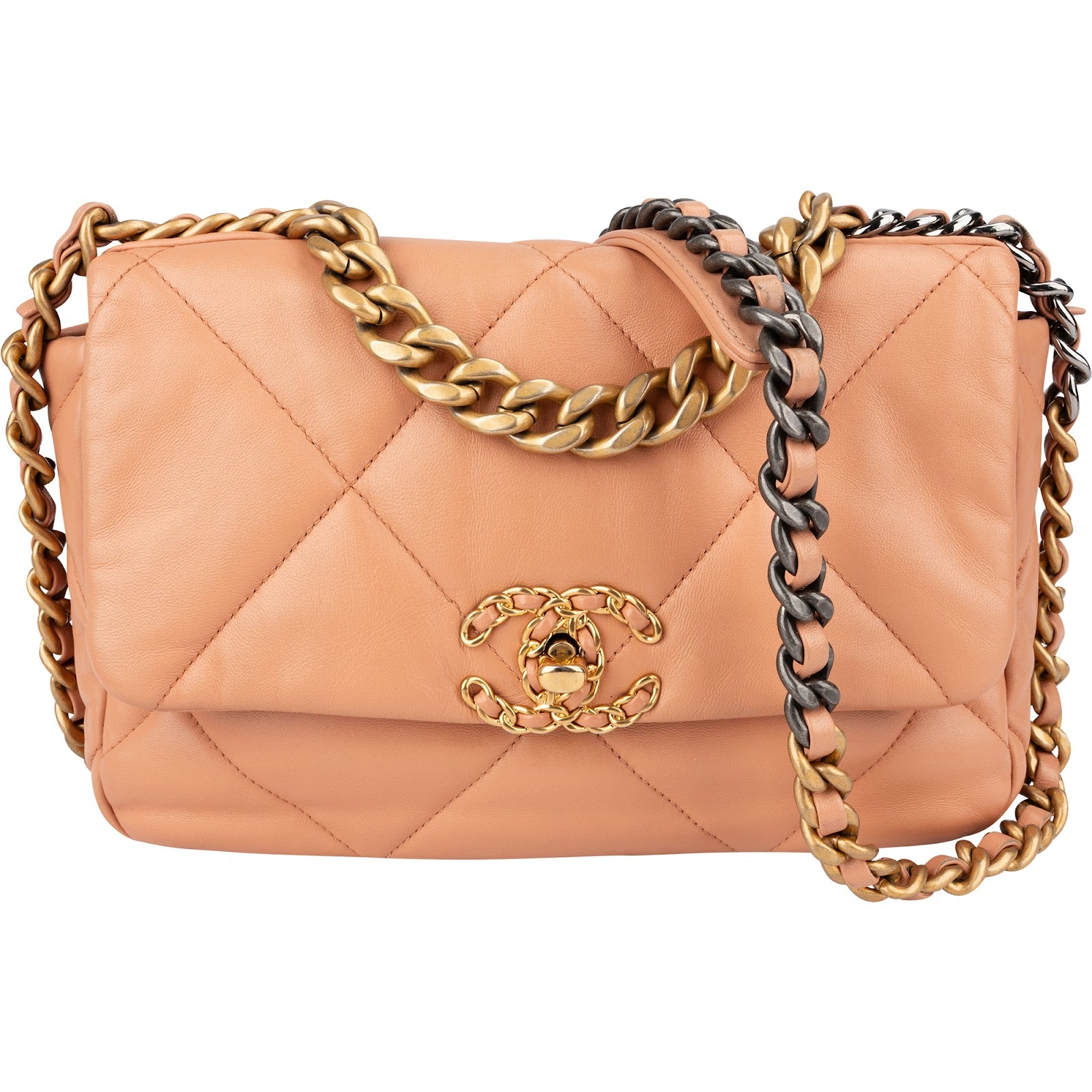 Chanel - 19 Single Flap Shoulder Bag