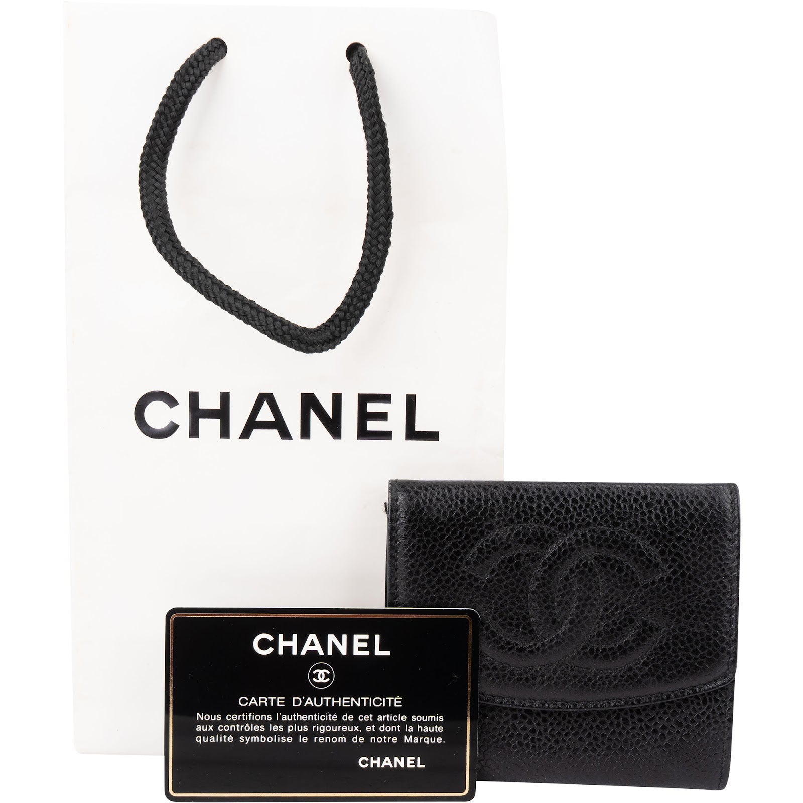 Chanel - CC Bifold Coin Purse Wallet