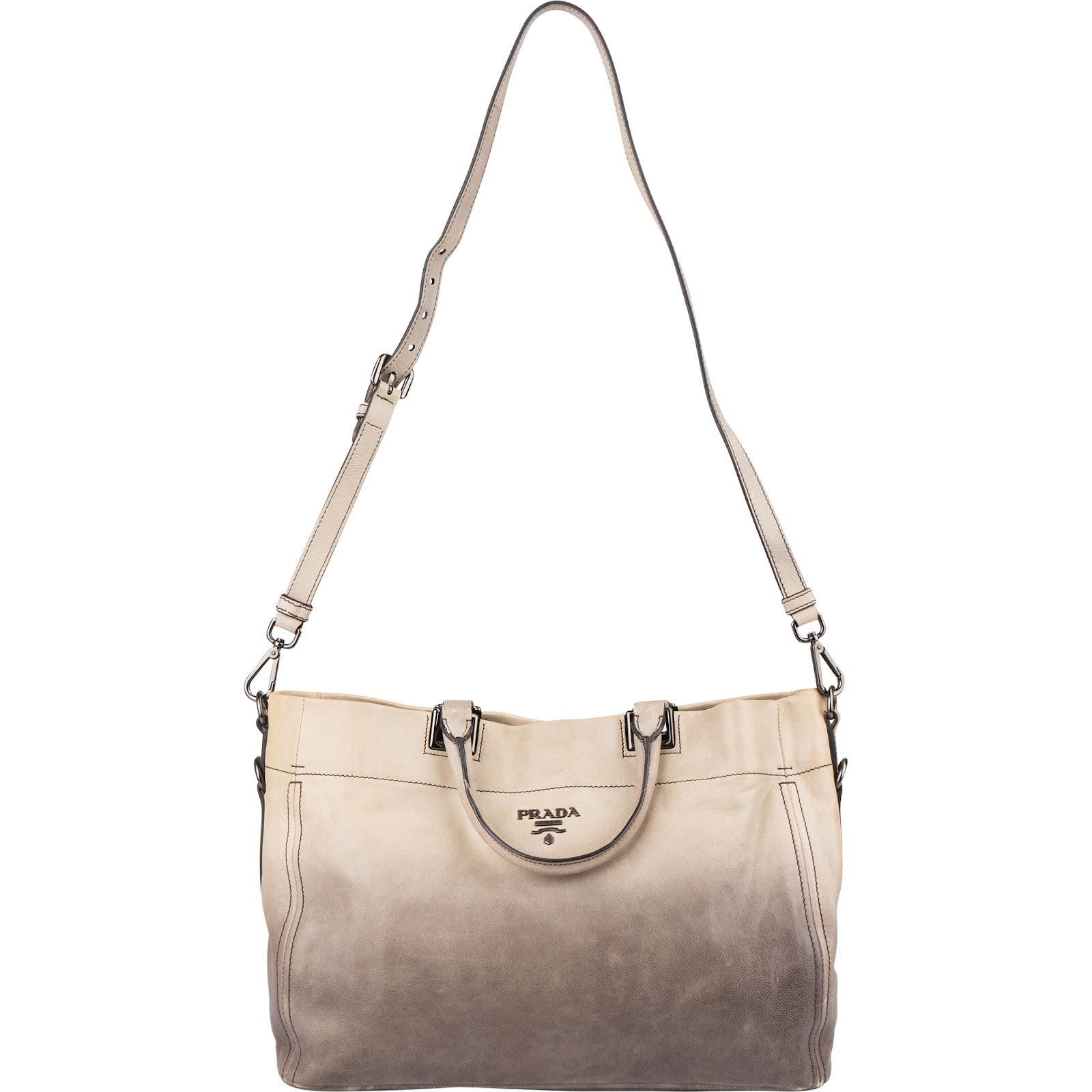Prada - Vitello Antic Sfumato Tote Handbag