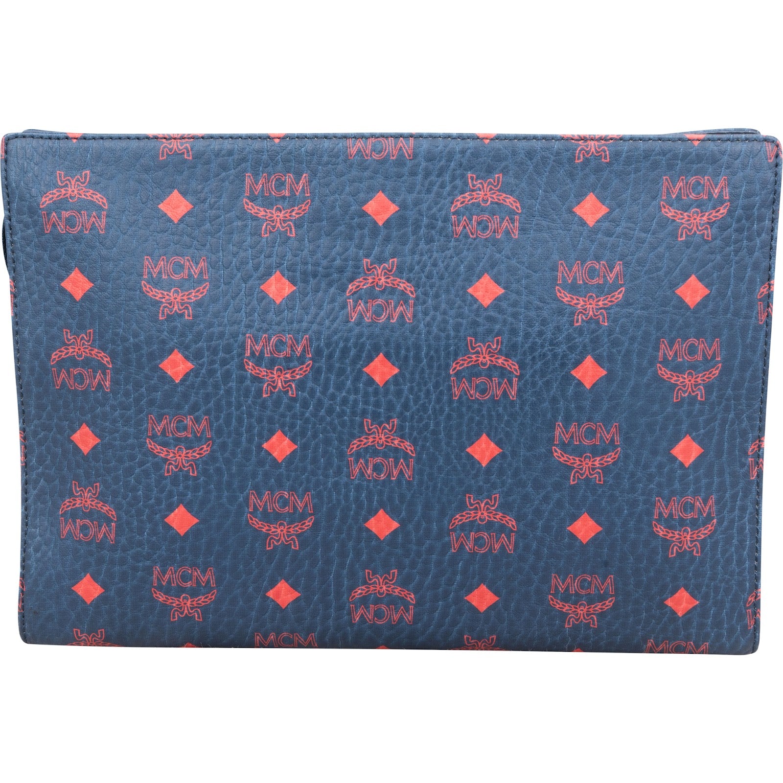 MCM Monogram Visetos Bicolor Clutch