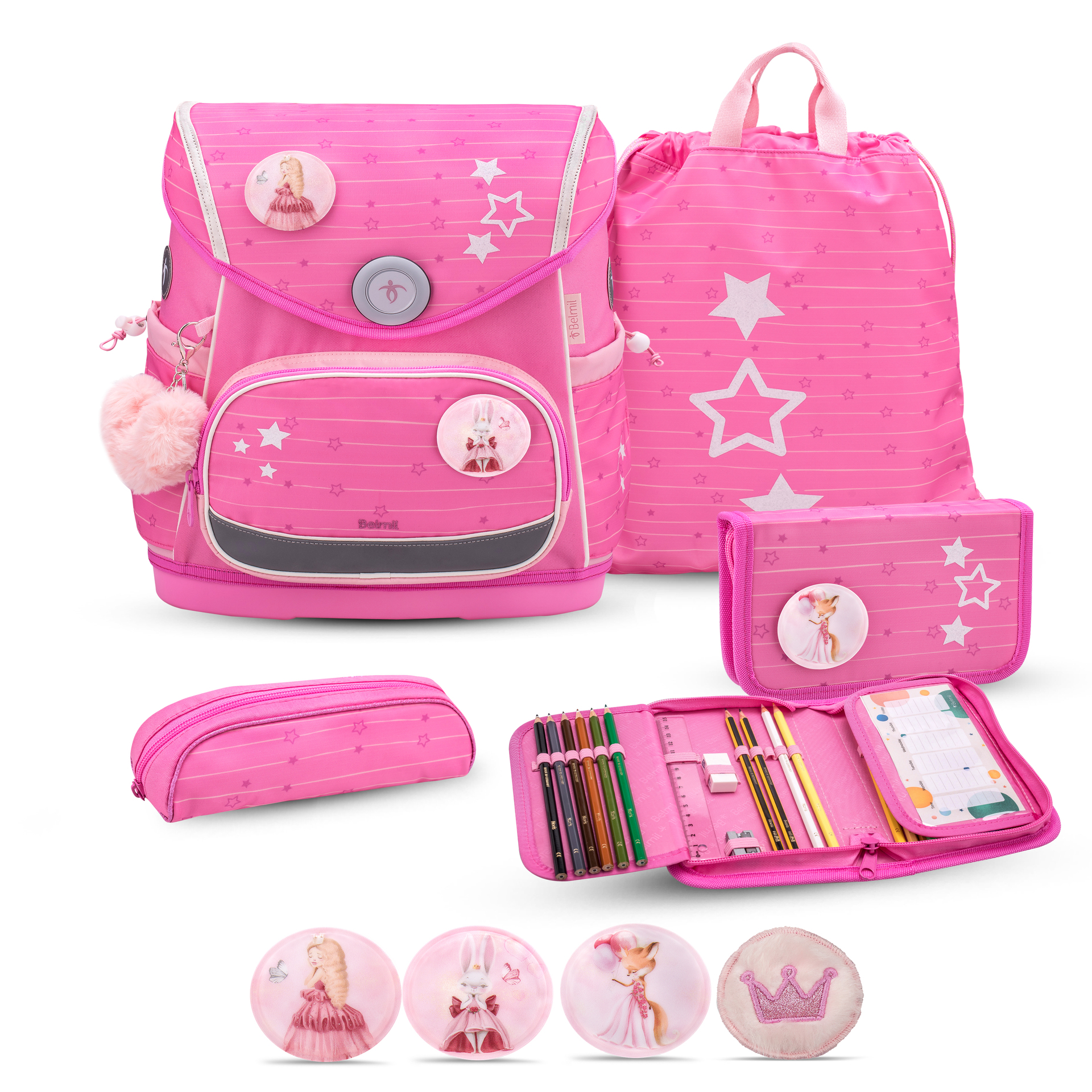 Compact Plus Schulranzenset 5-teilig - "Candy"