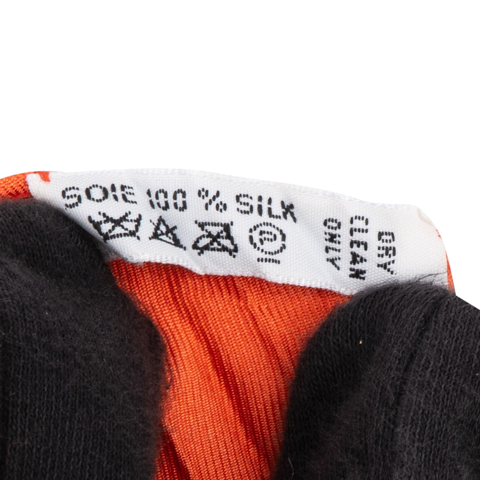 Hermès Smiles in Thitl Millenary Print Plissé Tuch