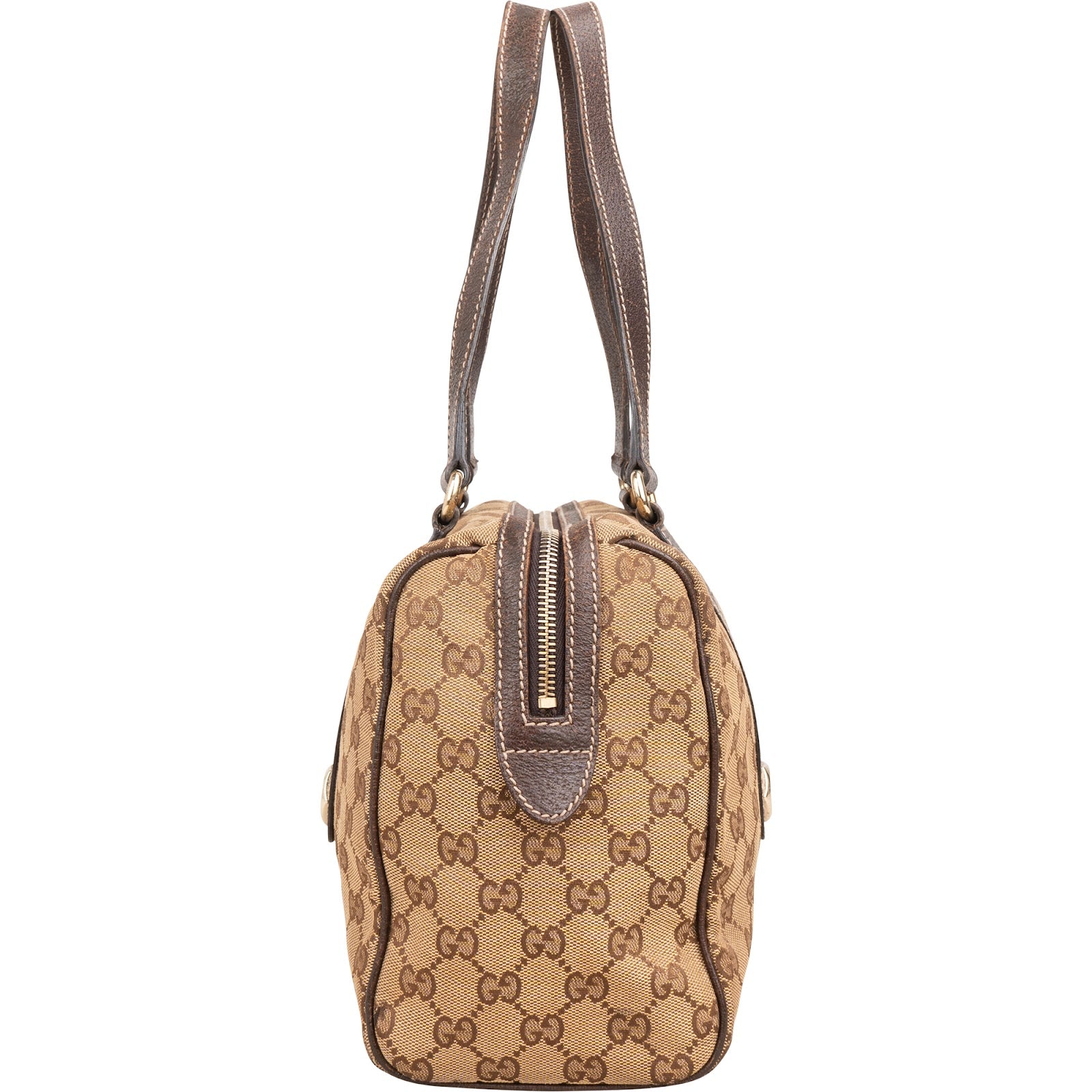 Gucci - Monogram GG Canvas Boston 35 Shoulder Bag