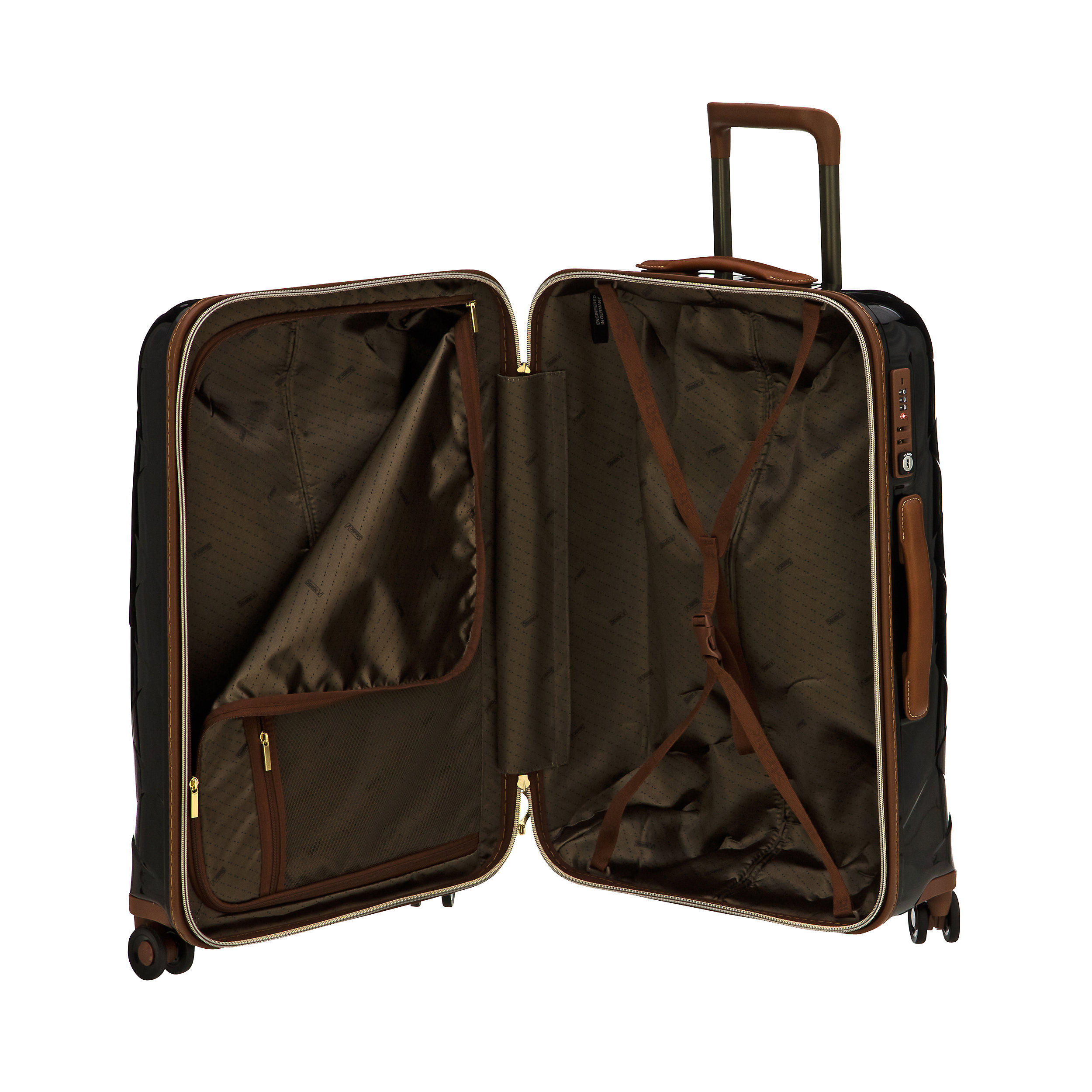 Handgepäcktrolley mit 4 Rollen 55cm Leather & More S 35 Liter