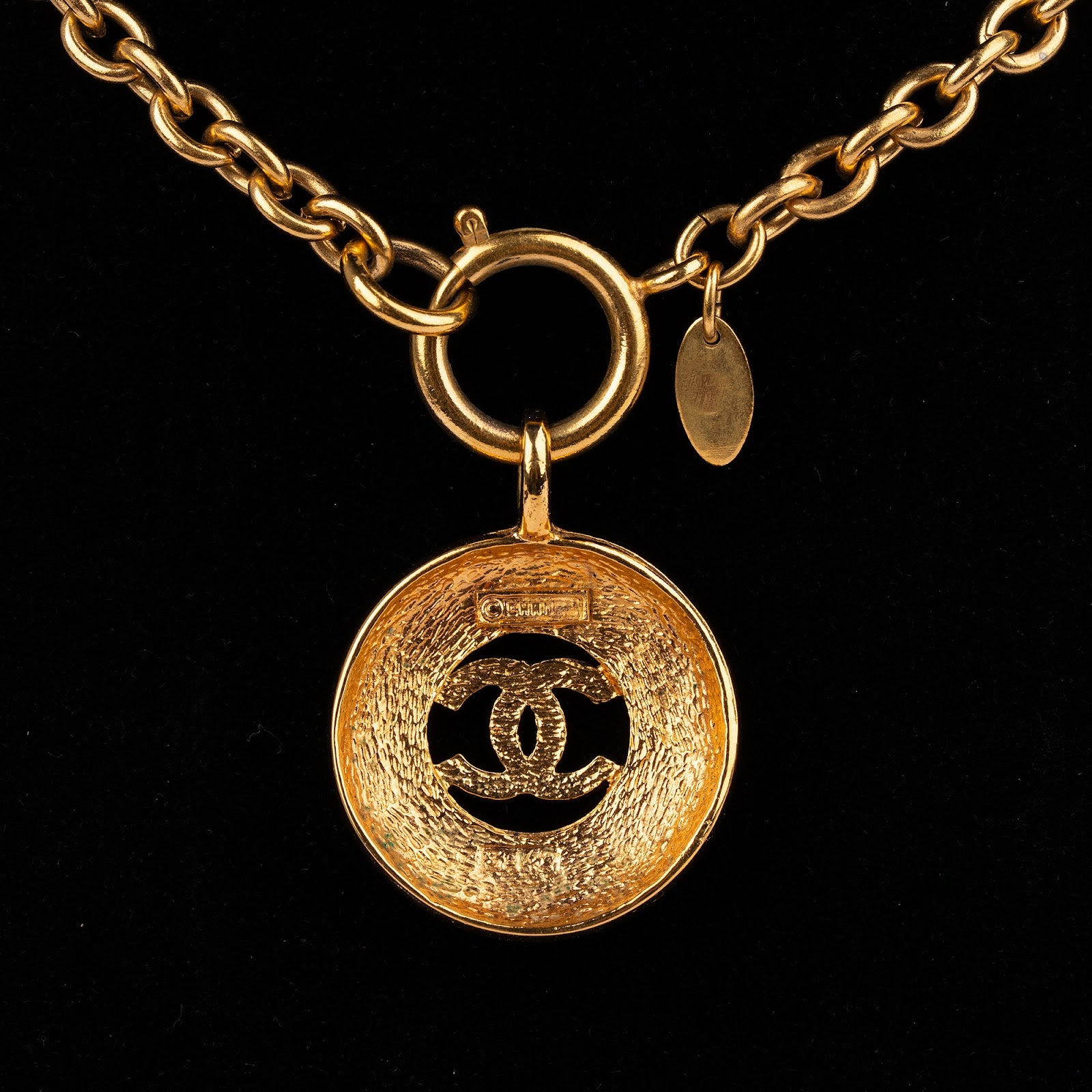 Chanel - CC Sunburst Medallion Necklace