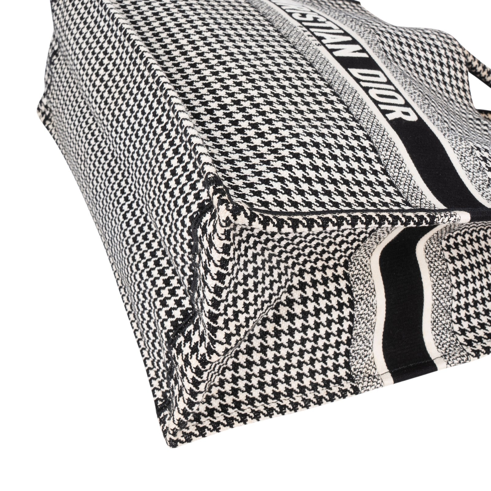Christian Dior - Houndstooth Book Tote Handbag