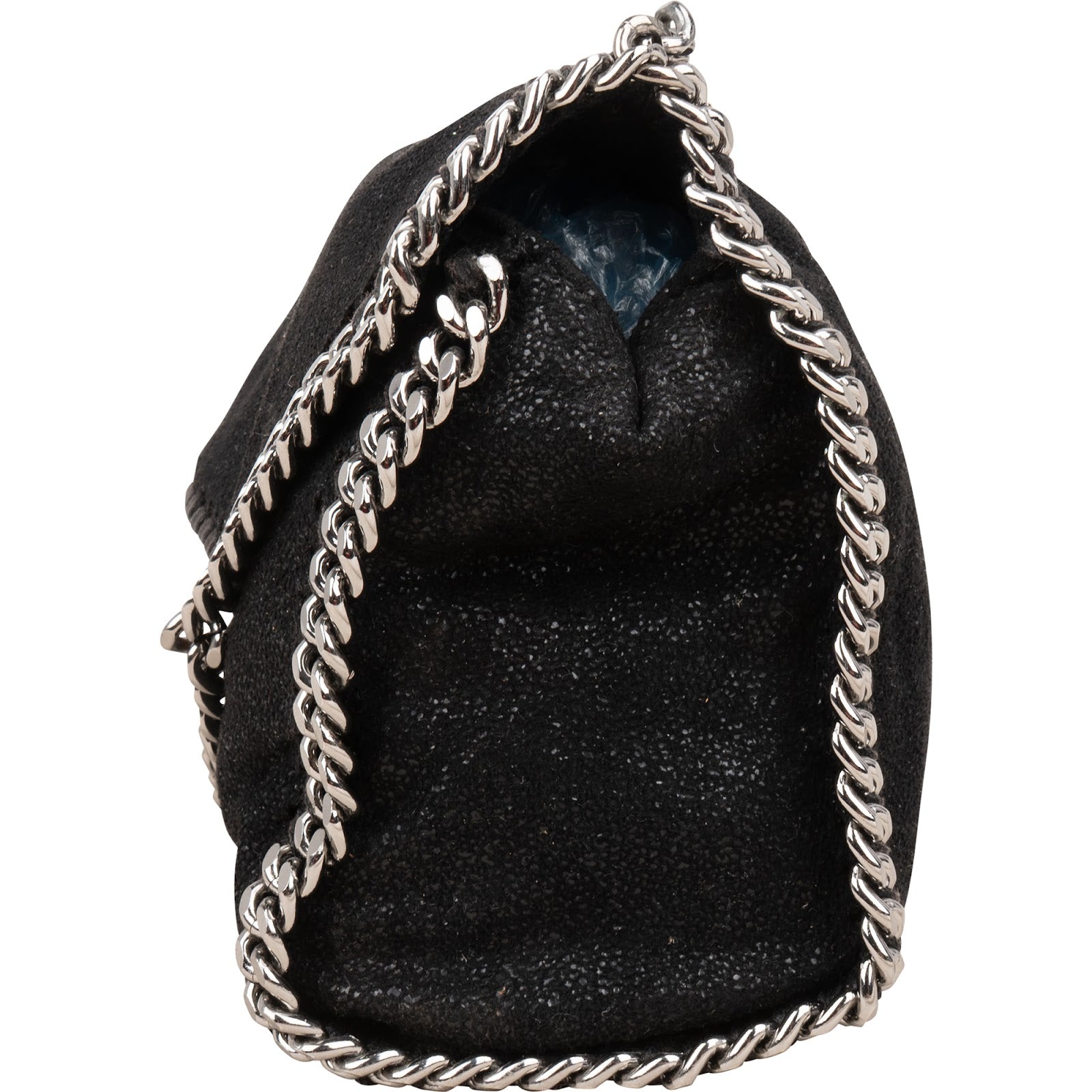 Stella McCartney Shaggy Falabella Fold Over Clutch