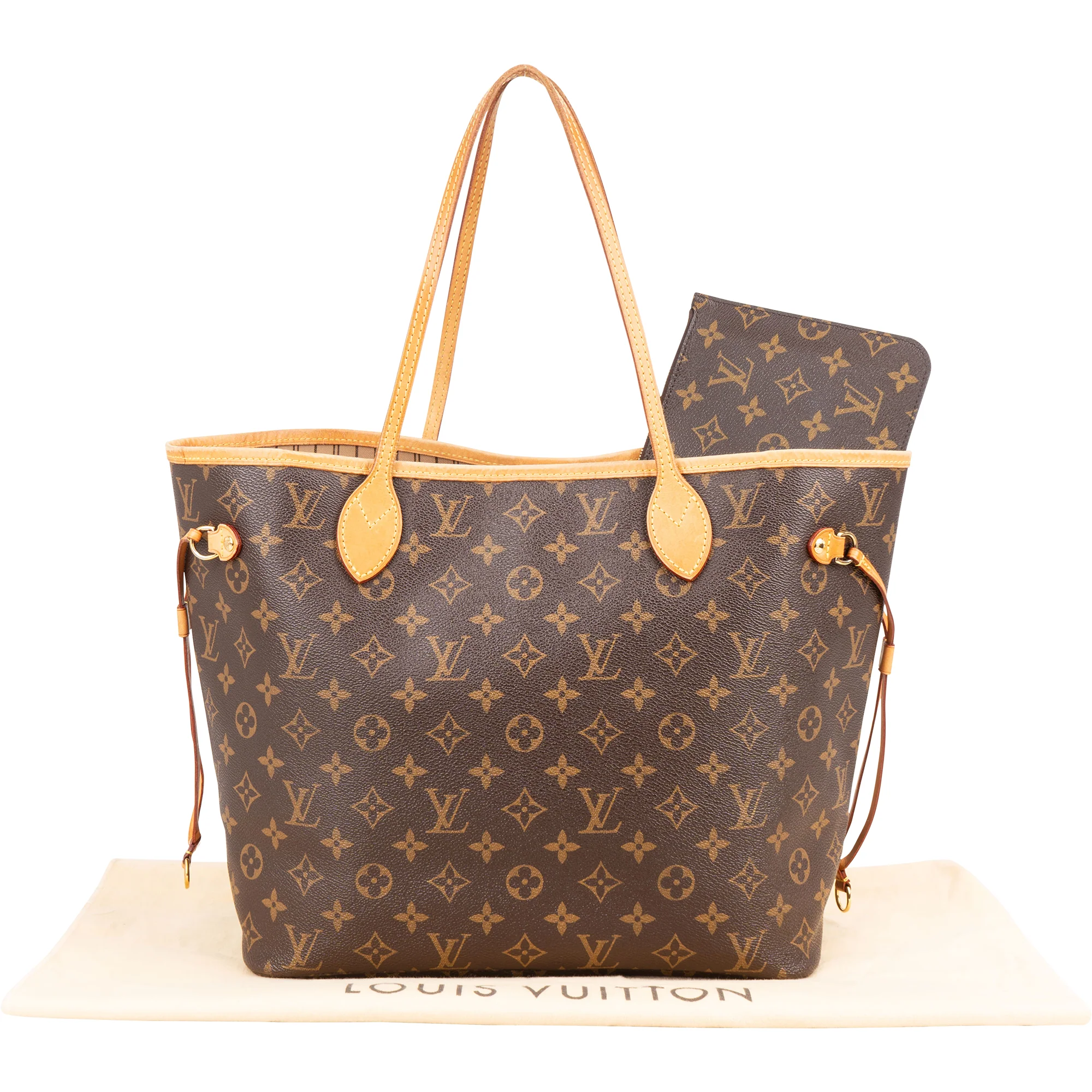 Louis Vuitton Monogram Canvas Neverfull MM Shopper Shoulder Bag