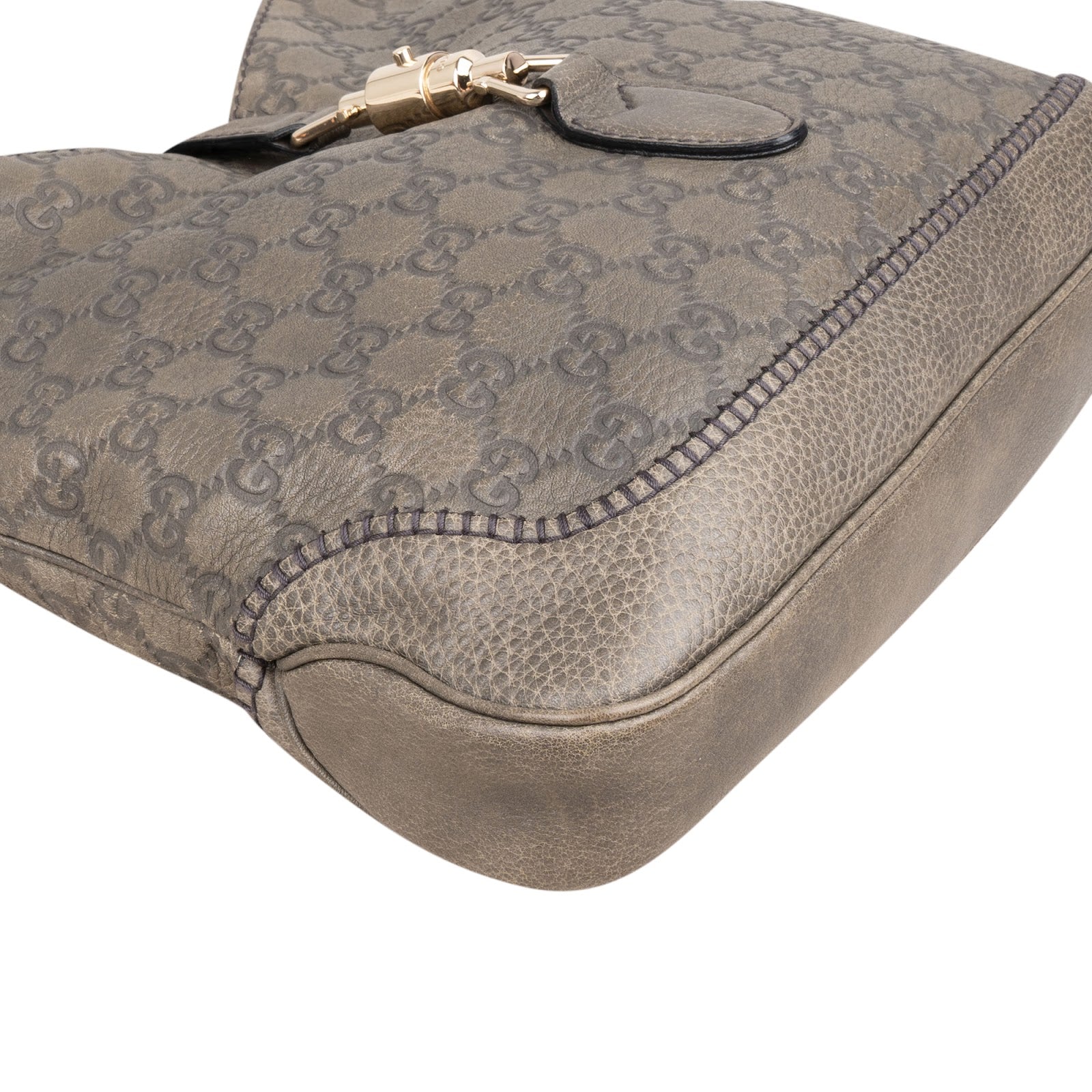 Gucci Guccissima Leather GG Jackie Shoulder Bag