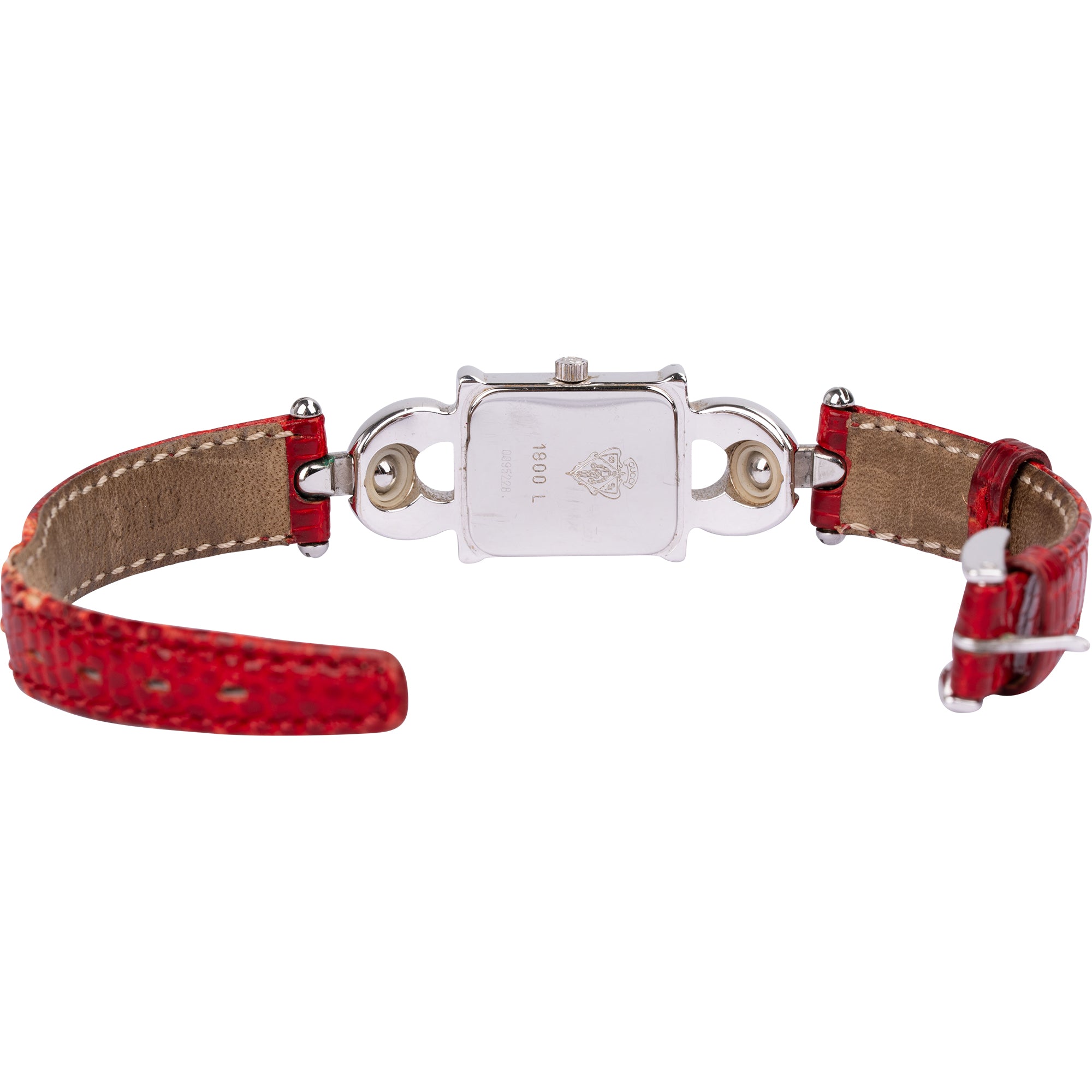 Gucci Silver Tone 1800L Horsebit Damenuhr