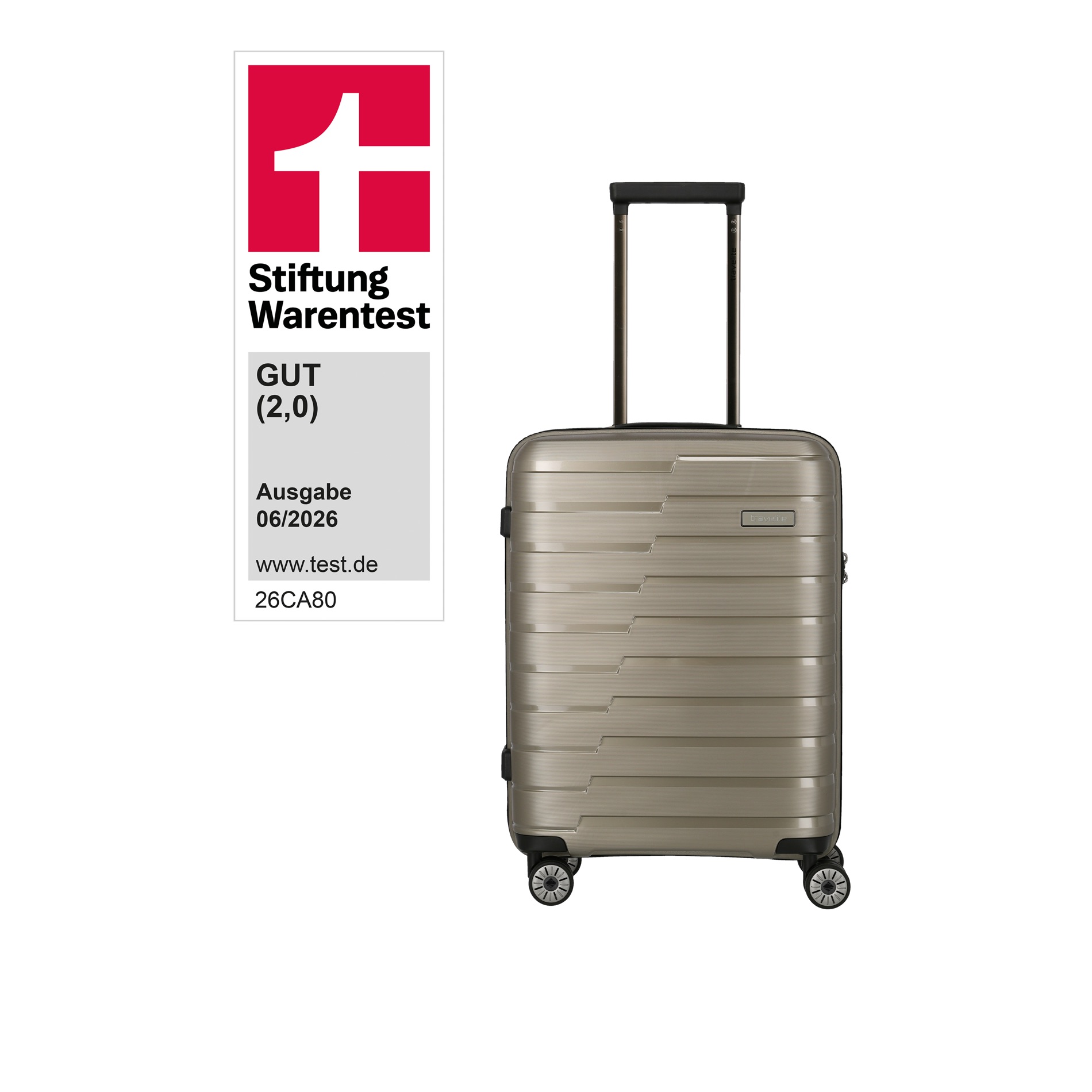 AIR BASE Trolley S (4 Räder) - Champagner