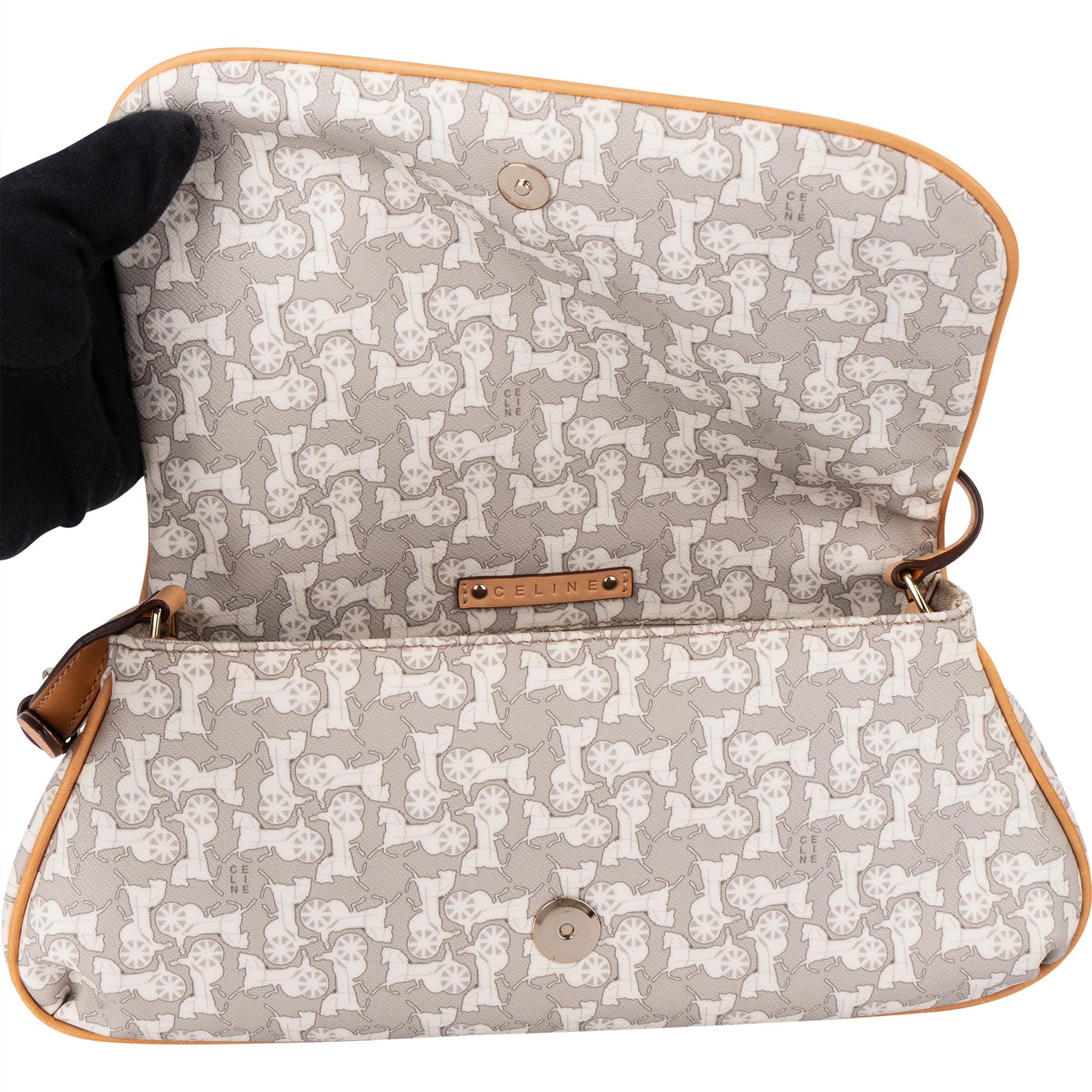 Celine Maccadam Triomphe Monogram Handbag