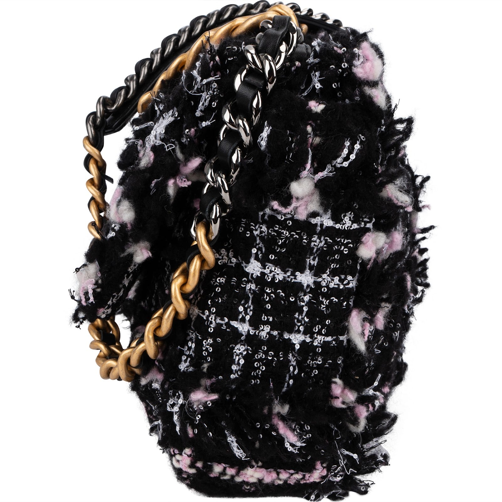 Chanel 19 Tweed Single Flap Crossbody Bag