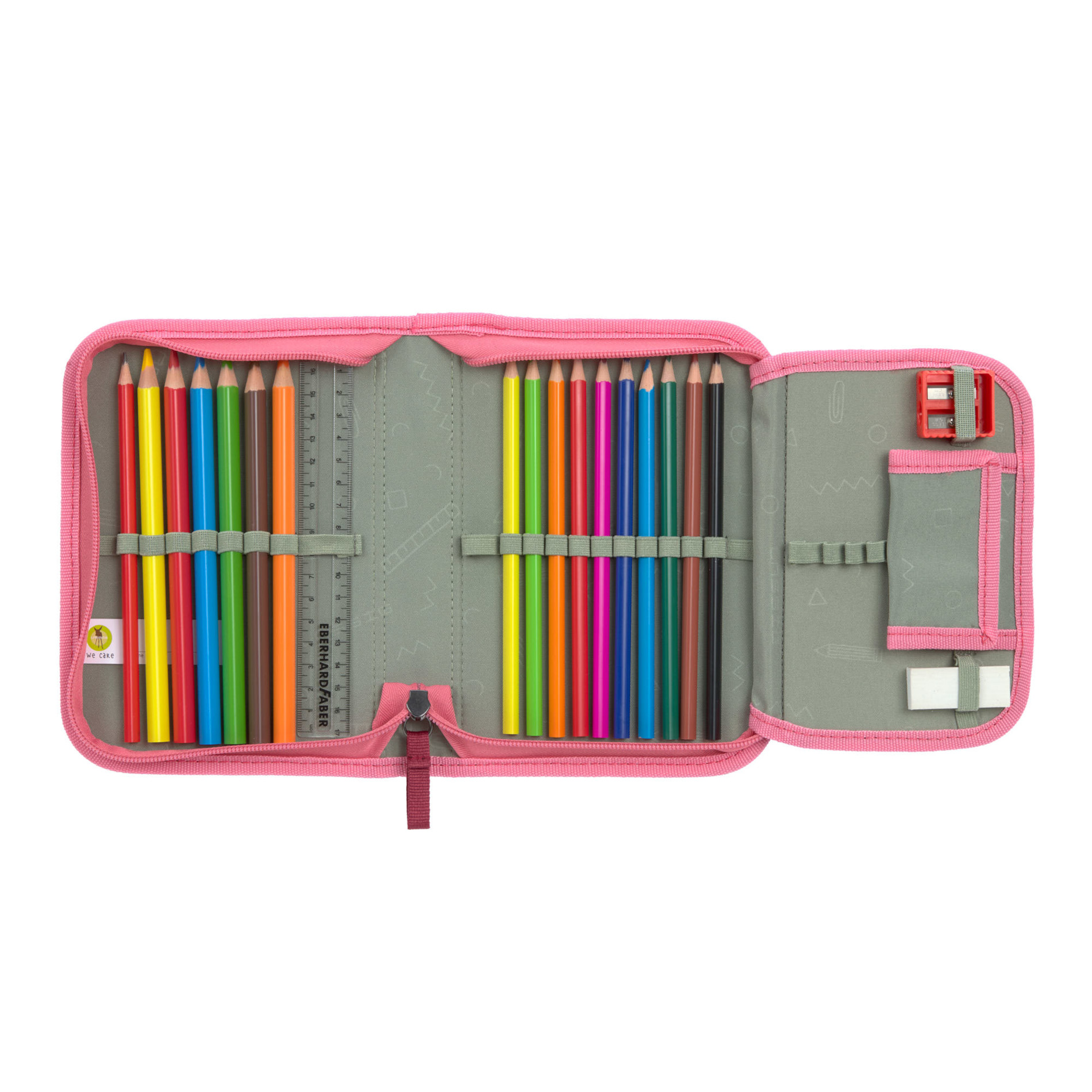 School Set Slim Unique Schulranzenset 6tlg. - pink