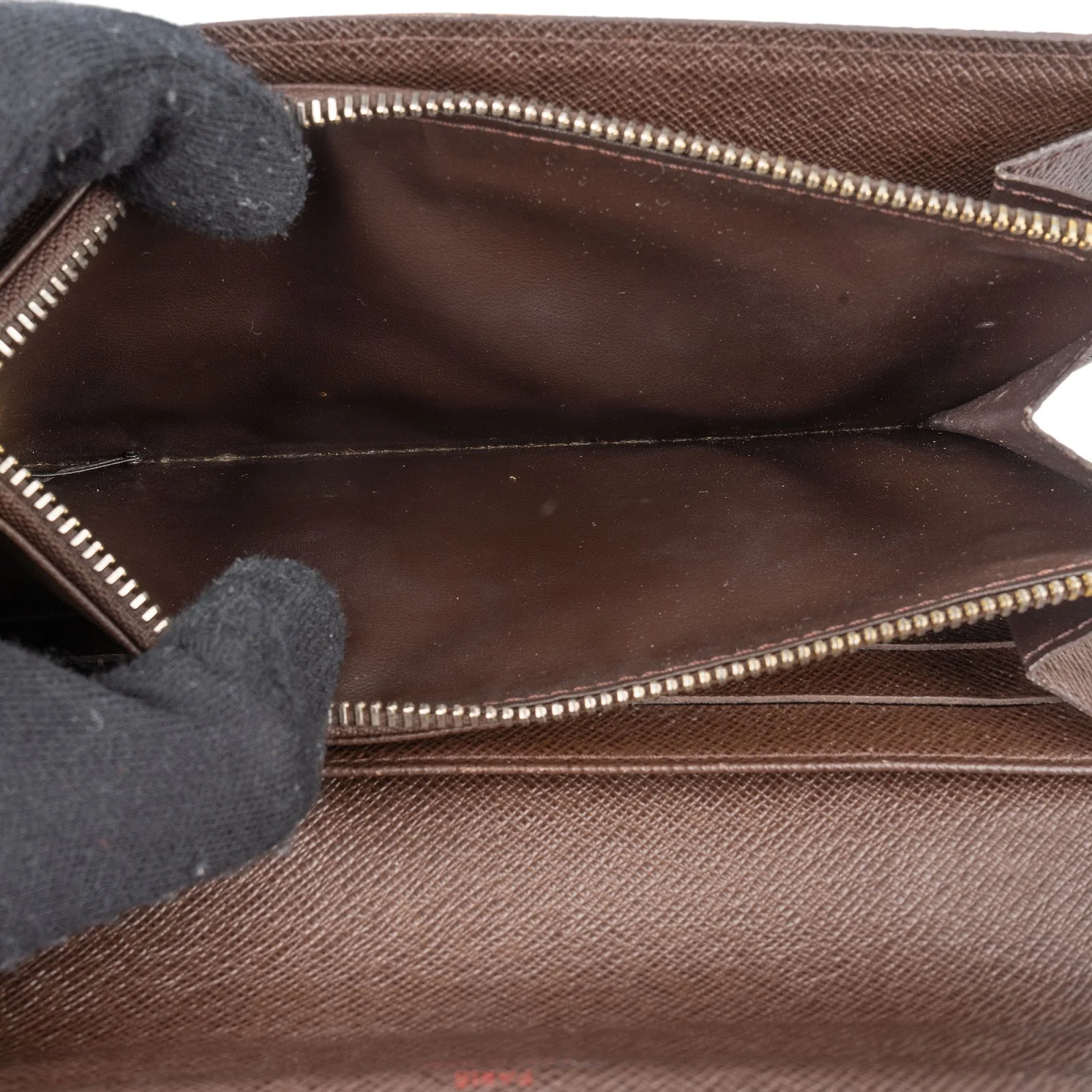 Louis Vuitton Monogram Damier Ebene Sarah Wallet