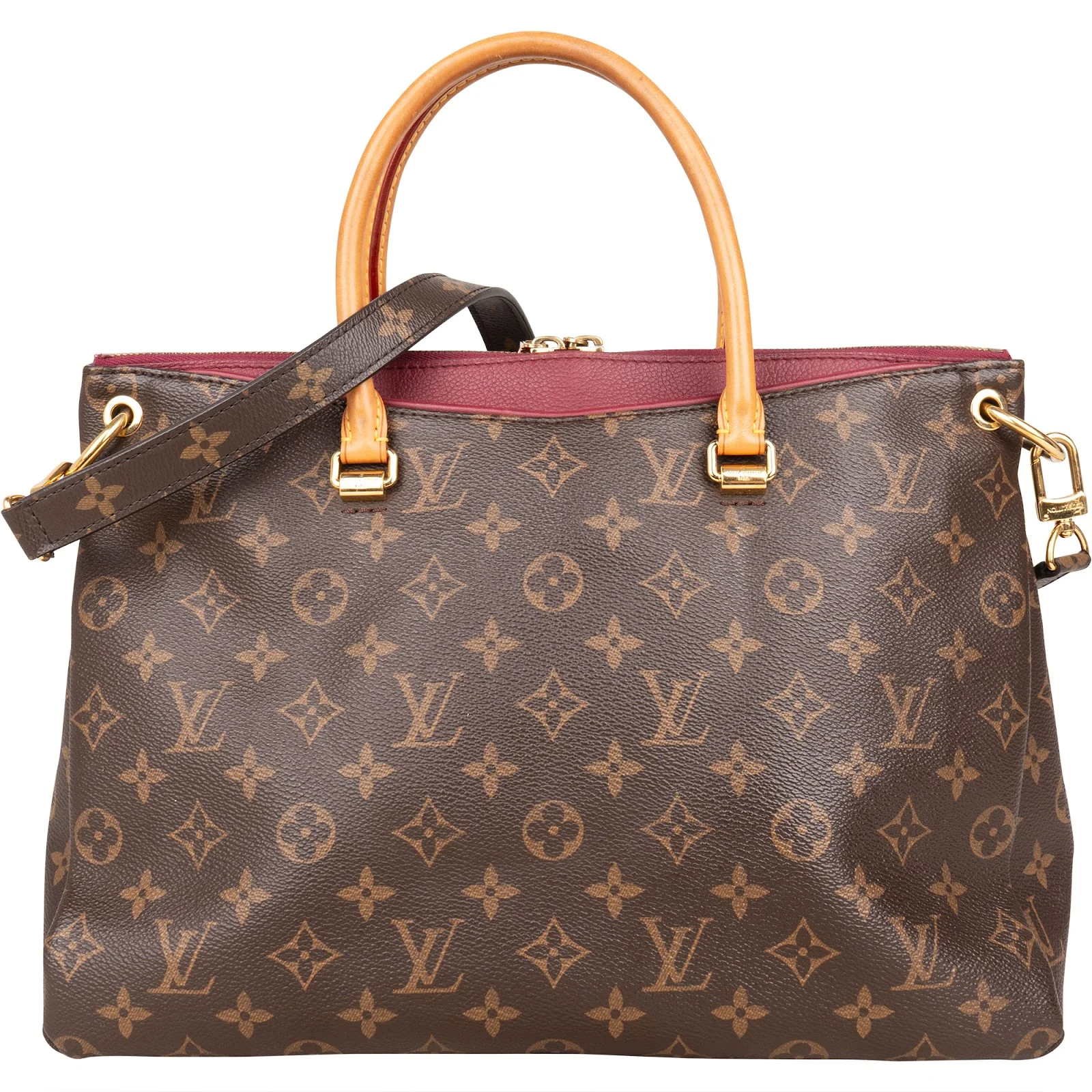 Louis Vuitton Monogram Canvas Pallas MM Handbag