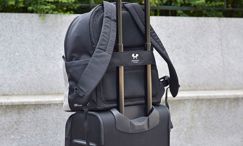 Umweltfreundlicher Tragerucksack mit Sicherheitssystem