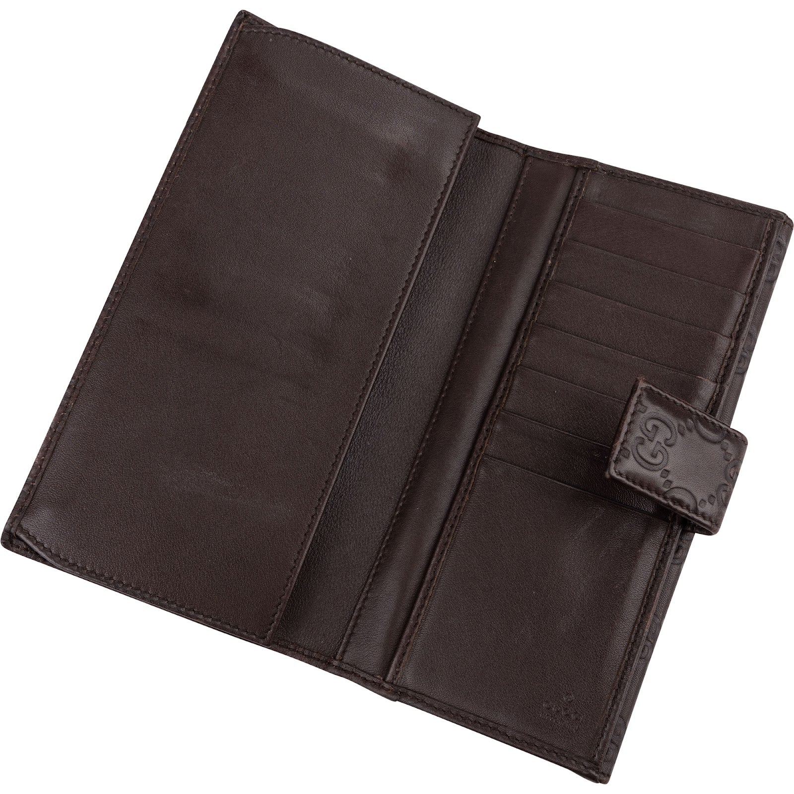 Gucci - Guccissima Metal Bar Continental Wallet