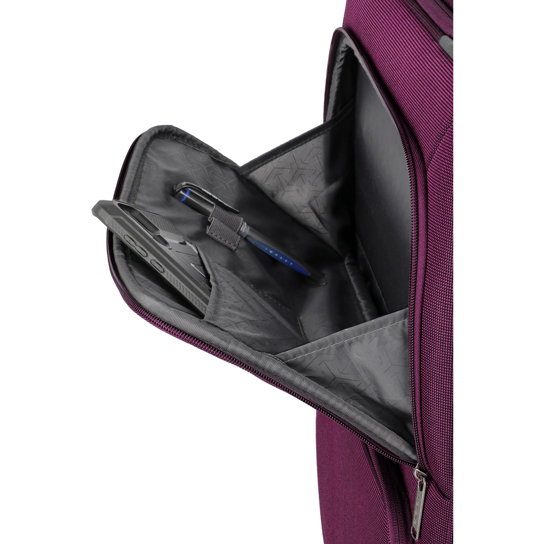 CUBIS Trolley L (83 cm) erweiterbar - Berry