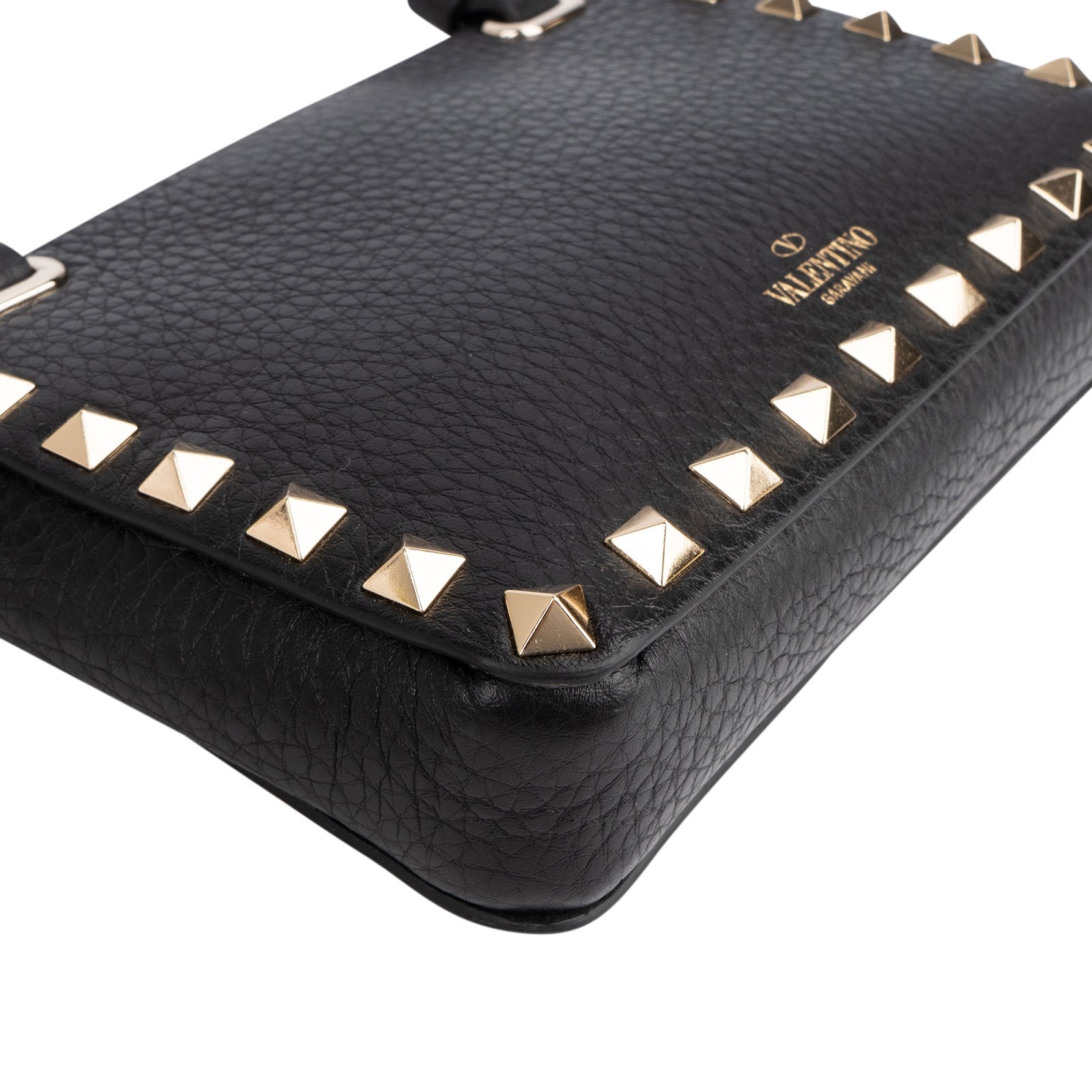 Valentino Garavani Grained Calfskin Rockstud Small Crossbody Bag