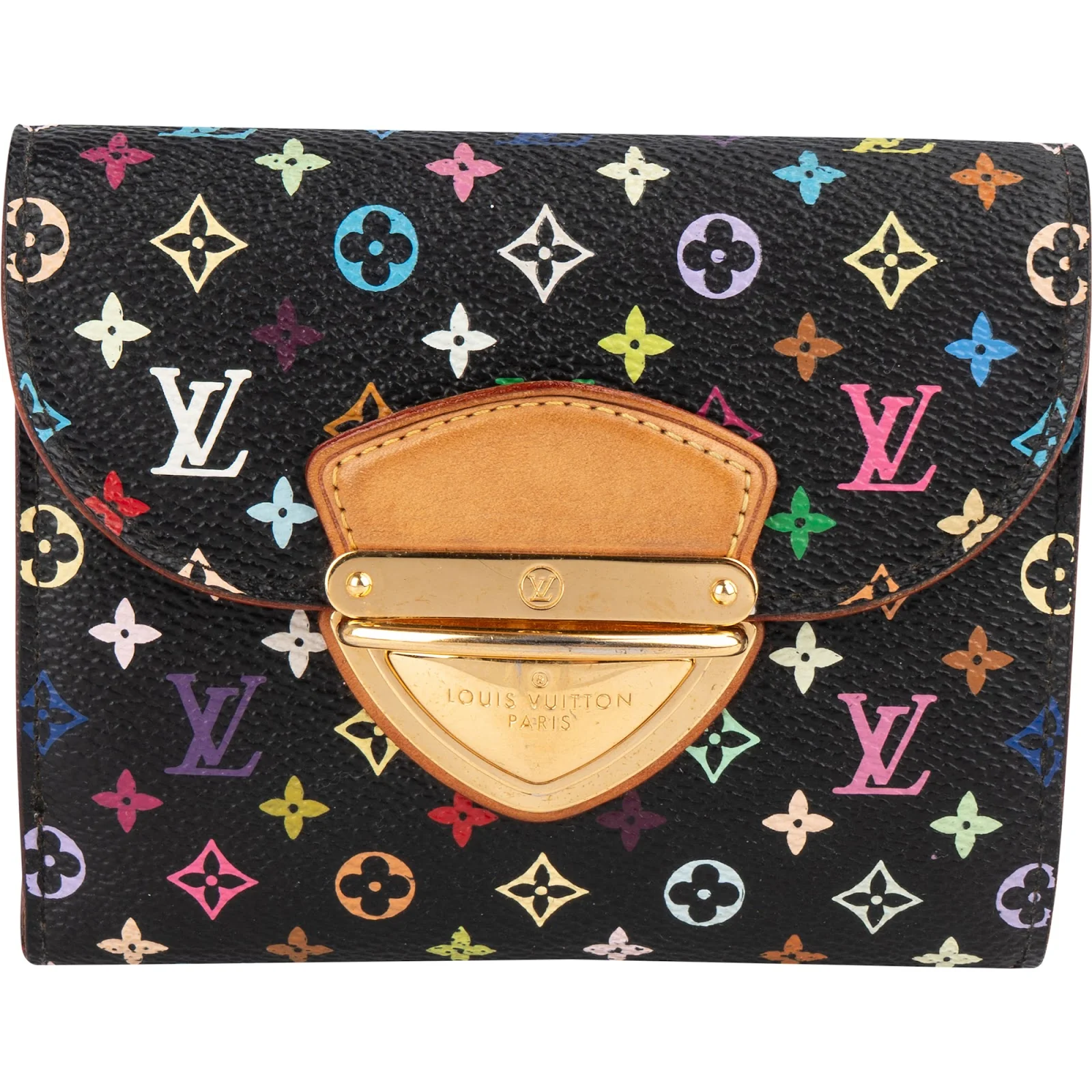 Louis Vuitton Monogram Murakami Multicolor Canvas Koala Compact Wallet