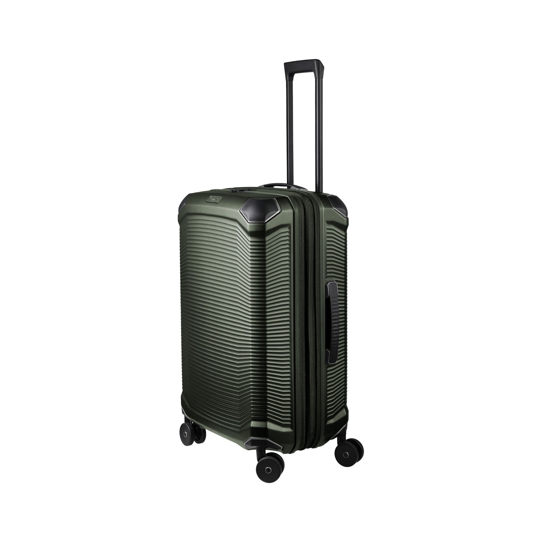 Walizka na kółkach MILLENNIUM M (67 cm) z możliwością powiększenia – Pine Green