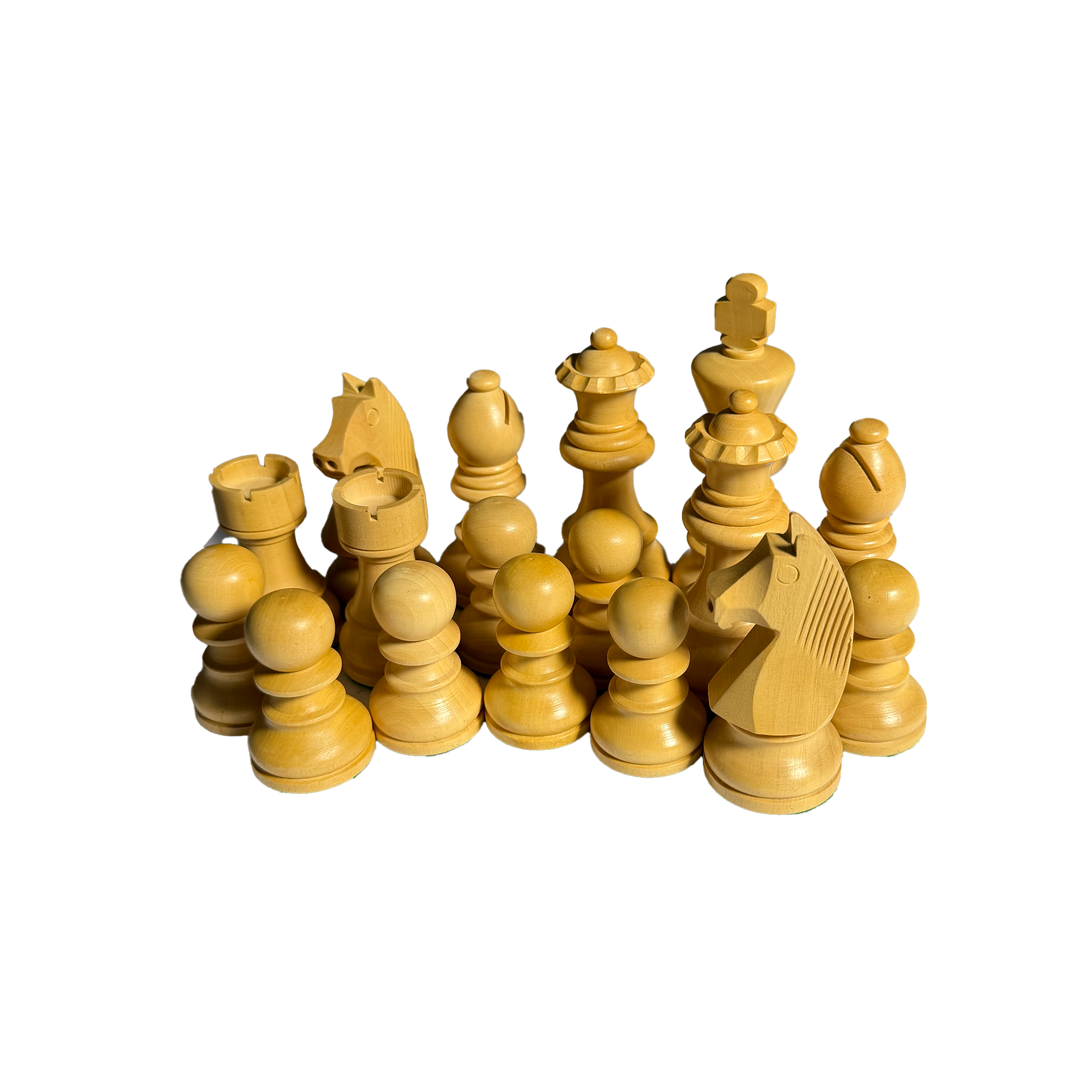 Schachspiel - Schachset Brett  + Figuren German Knight