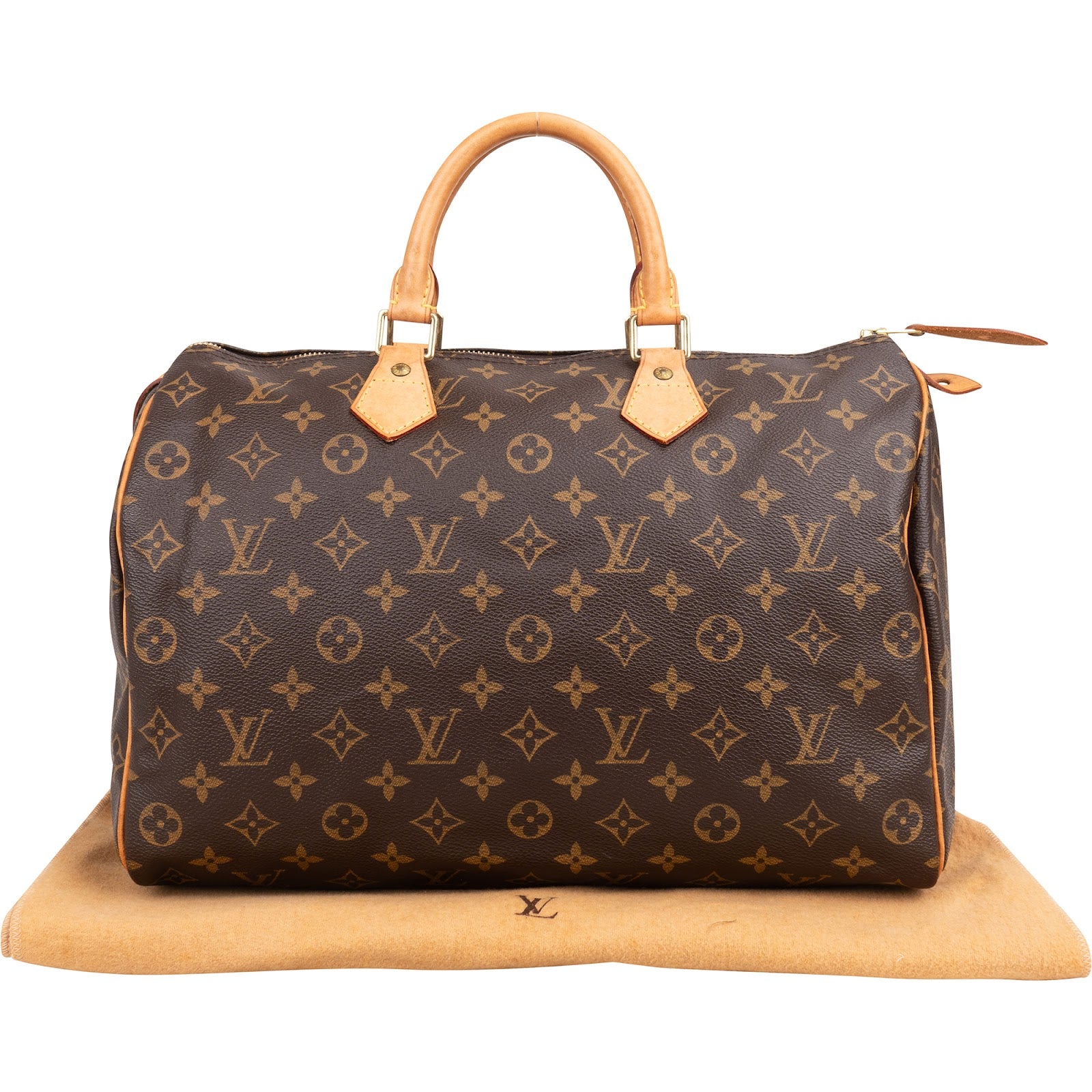 Louis Vuitton Monogram Canvas Speedy 35 Boston Bag