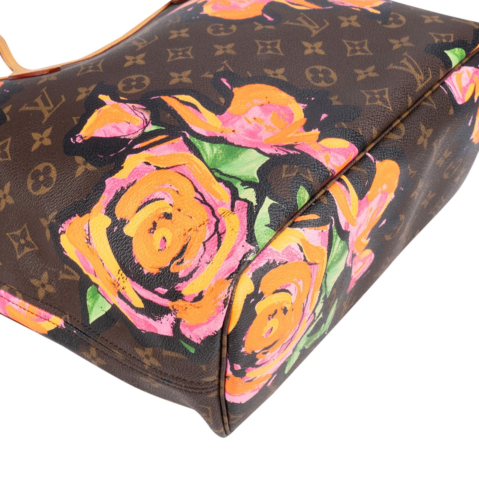 Louis Vuitton Limited Monogram Roses Neverfull MM Shopper